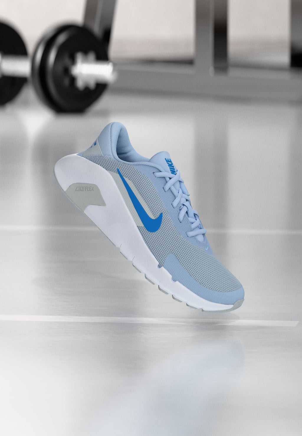 FLEX - Training shoe - hydrogen blue/light photo blue/pure platinum-coloured/white