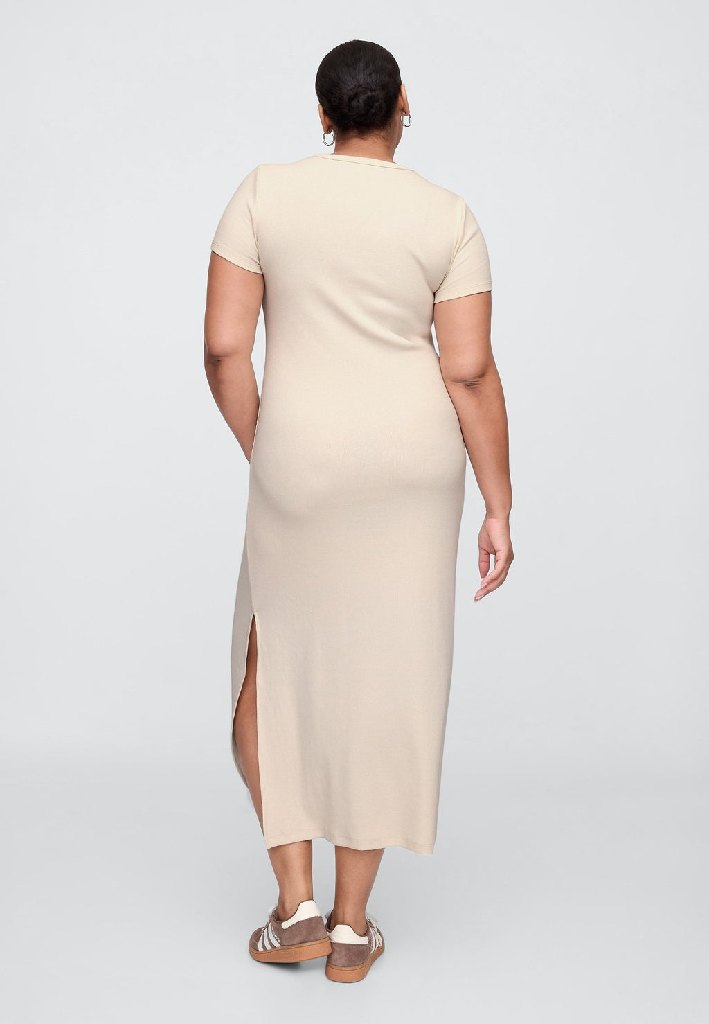 MAXI DRESS - Jersey dress - sand