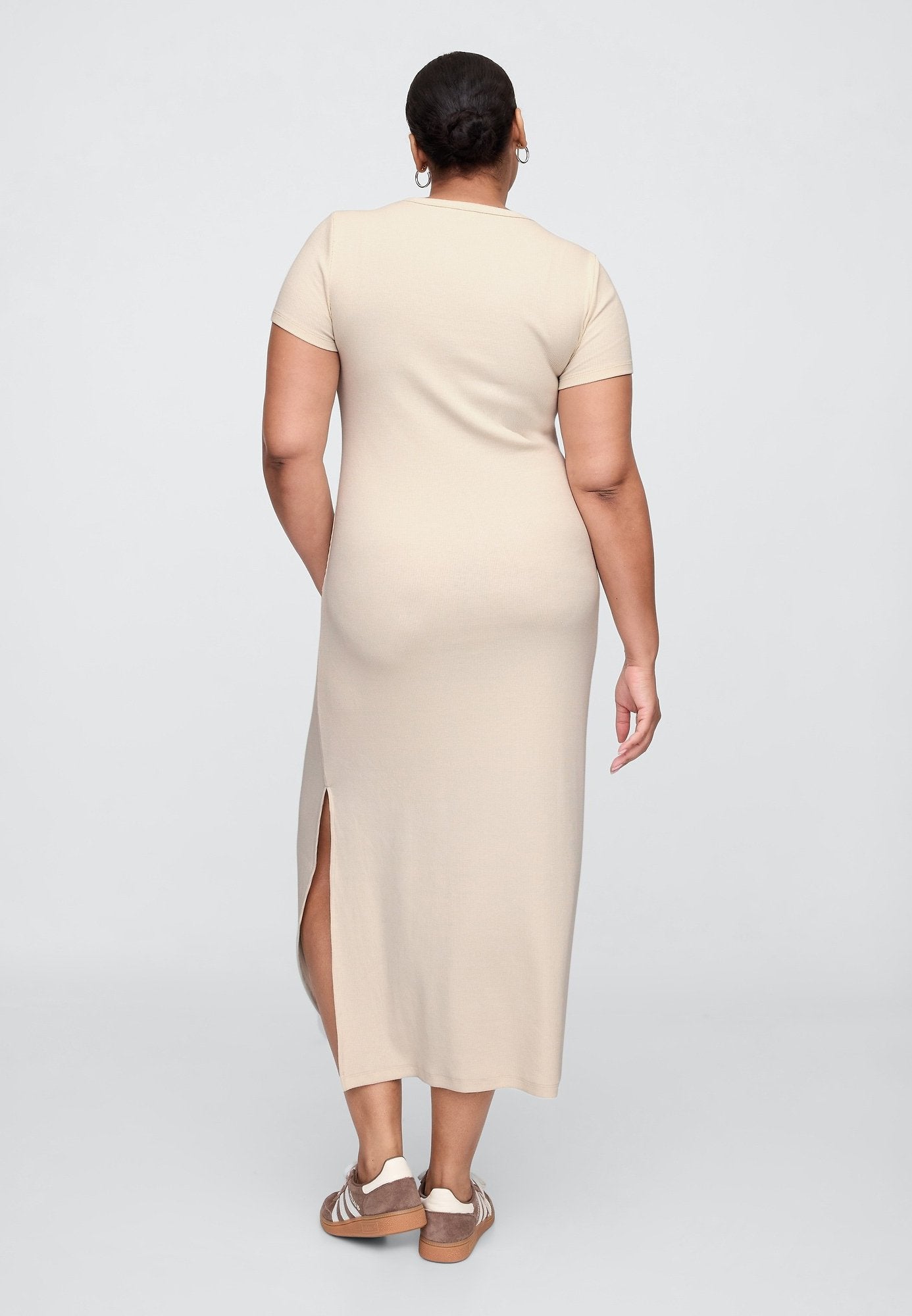MAXI DRESS - Jersey dress - sand
