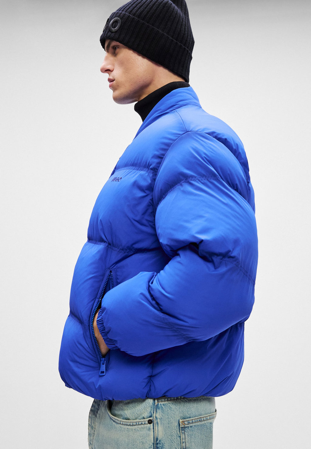 BRADEN - Winter jacket - open blue