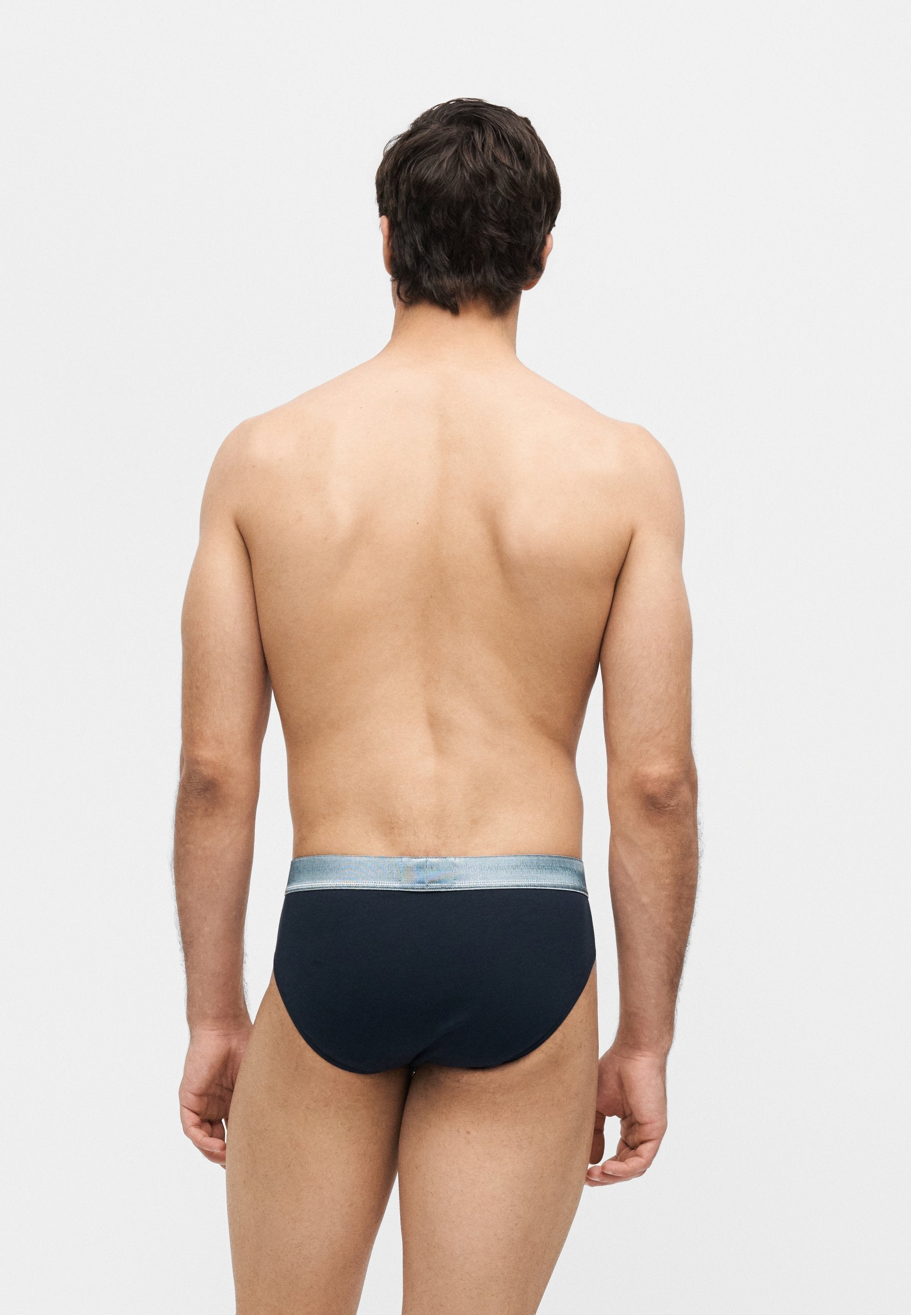 SHINY LOGOBAND 3 PACK - Briefs - blue