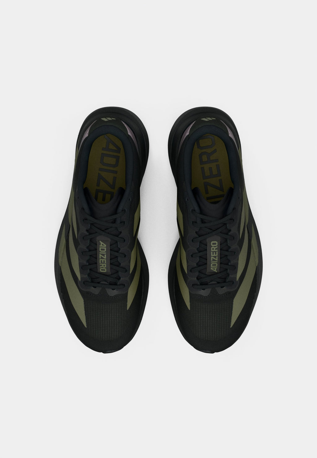 ADIZERO EVO SL M - Trainers - core black/olive strata/iron metallic-coloured