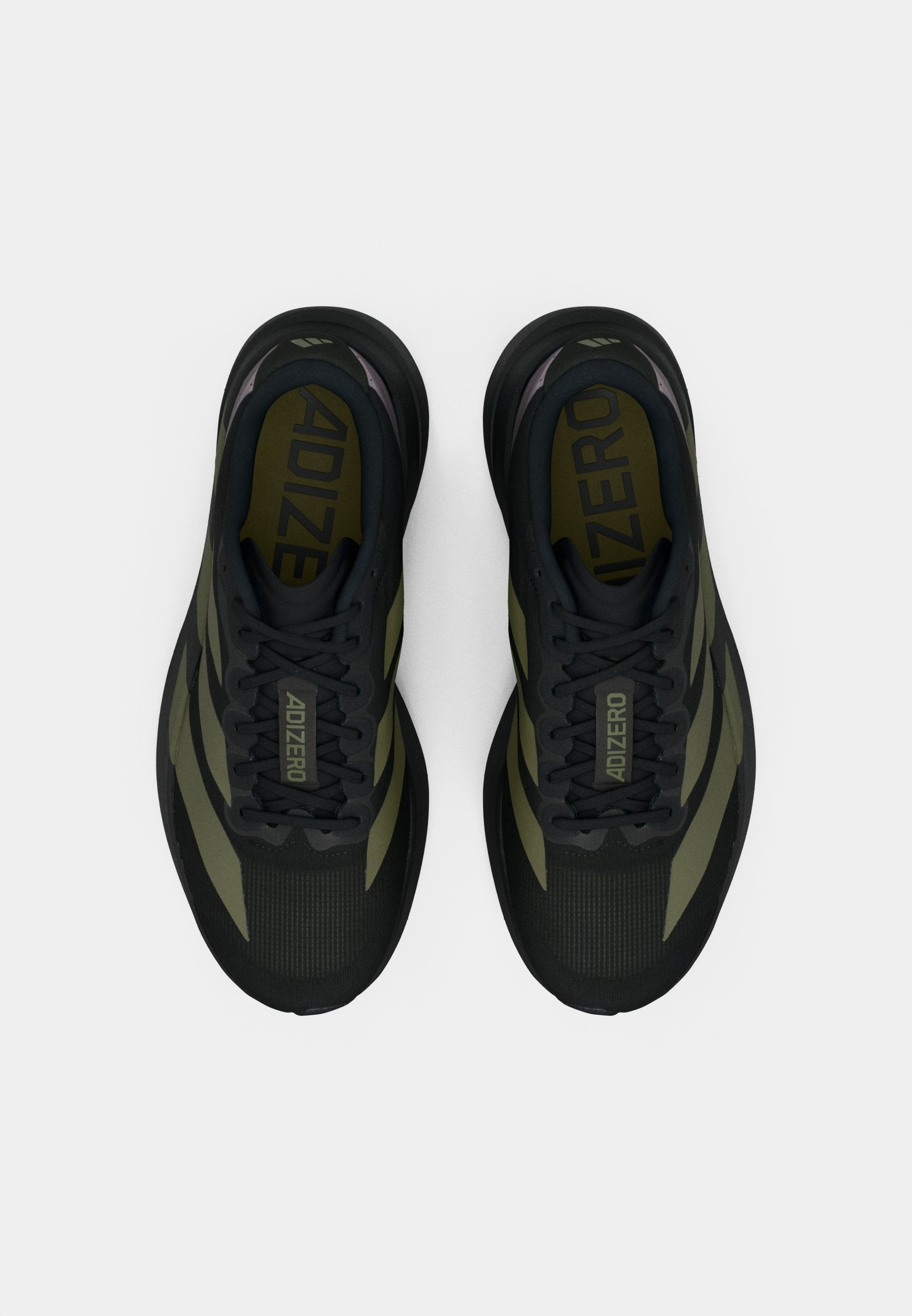 ADIZERO EVO SL M - Trainers - core black/olive strata/iron metallic-coloured