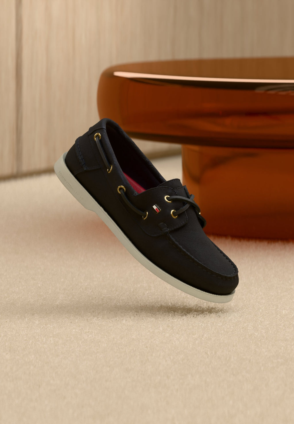 SUEDE BOAT SHOES - Boat shoes - space blue
