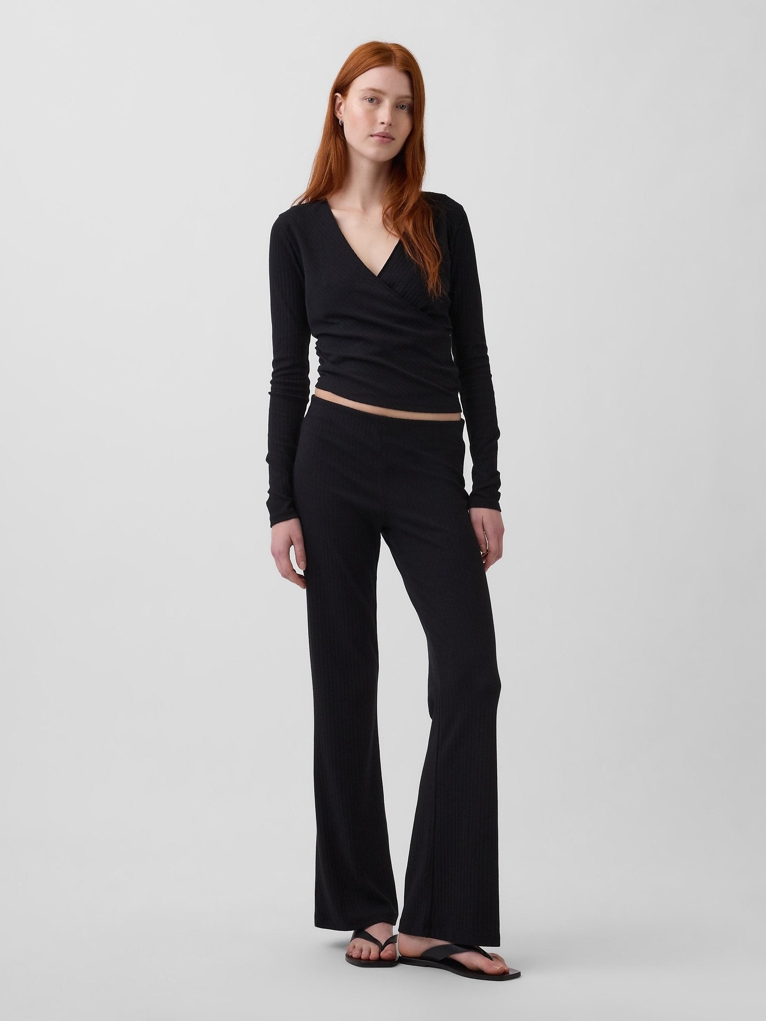 MOD WIDE FLARE - Trousers - black