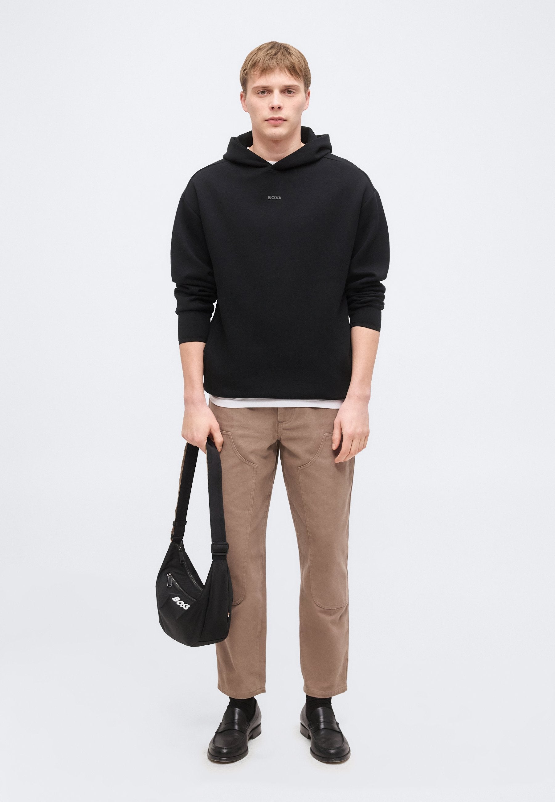 SW_GLOBE HOOD - Hoodie - black