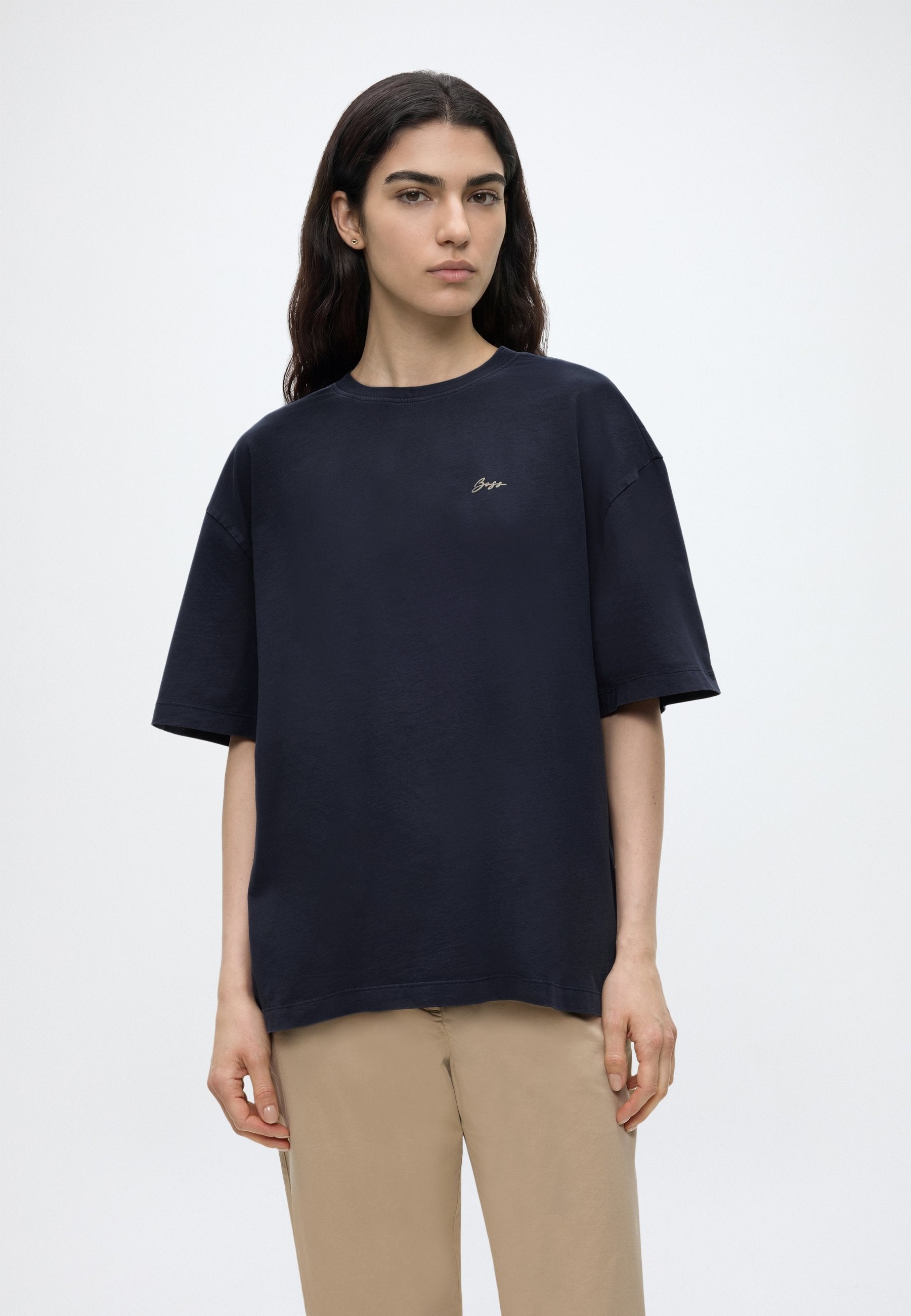 EBOYS - Print T-shirt - dark blue