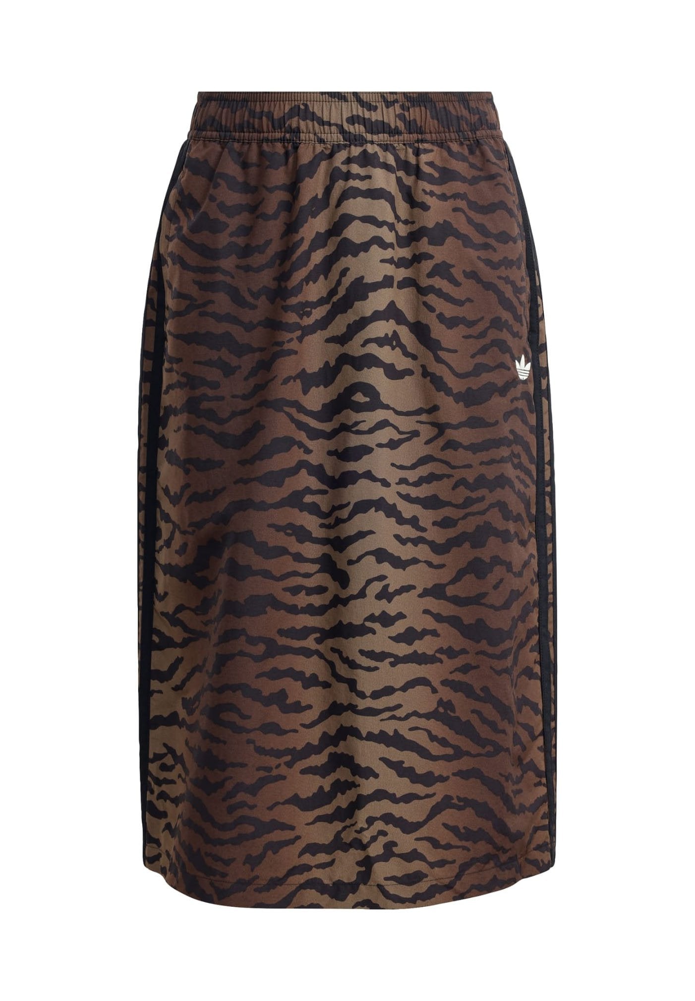 A-line skirt - night brown