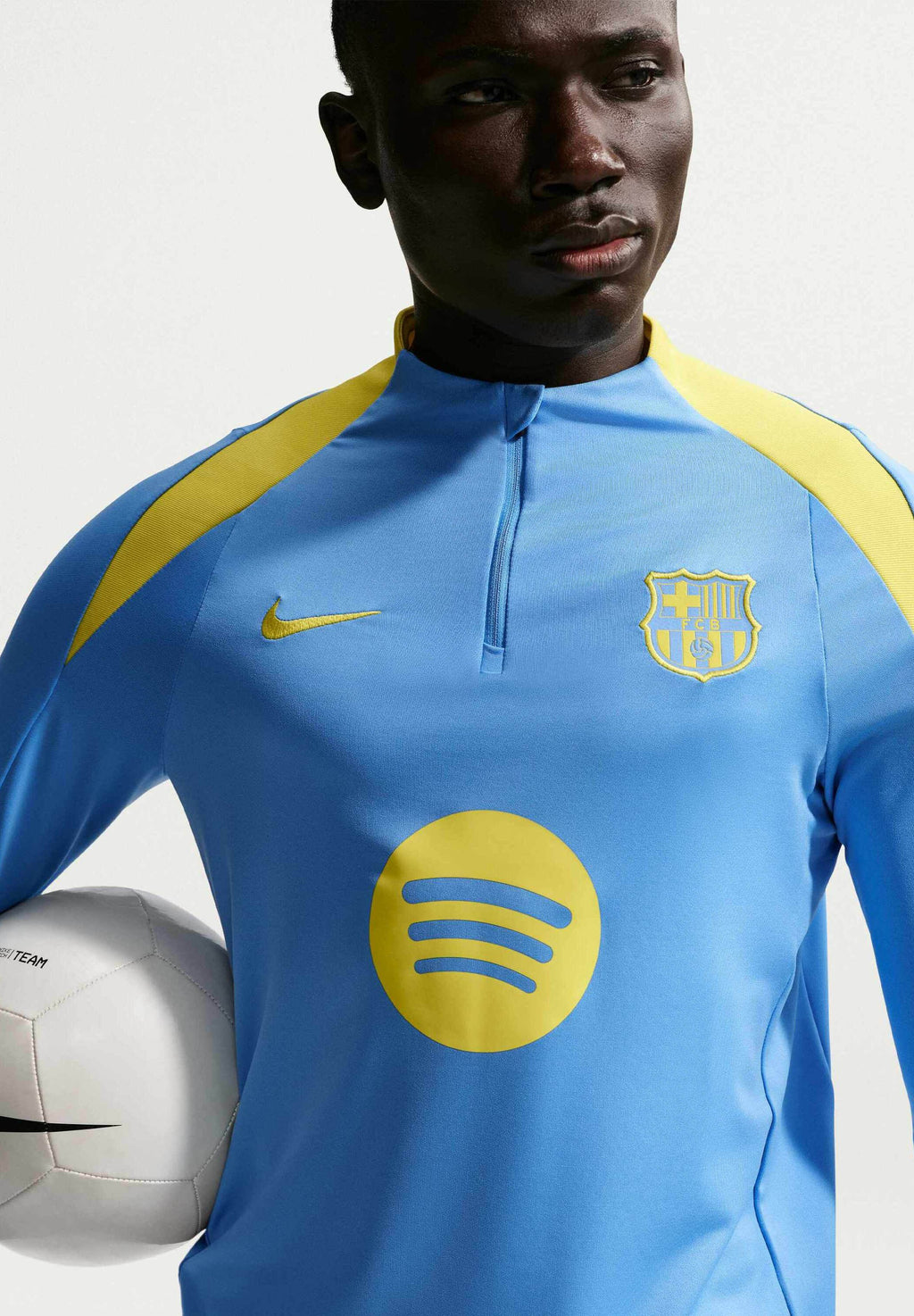 FC BARCELONA STRIKE FOURTH - Football jersey - university blue/opti yellow full spon-player
