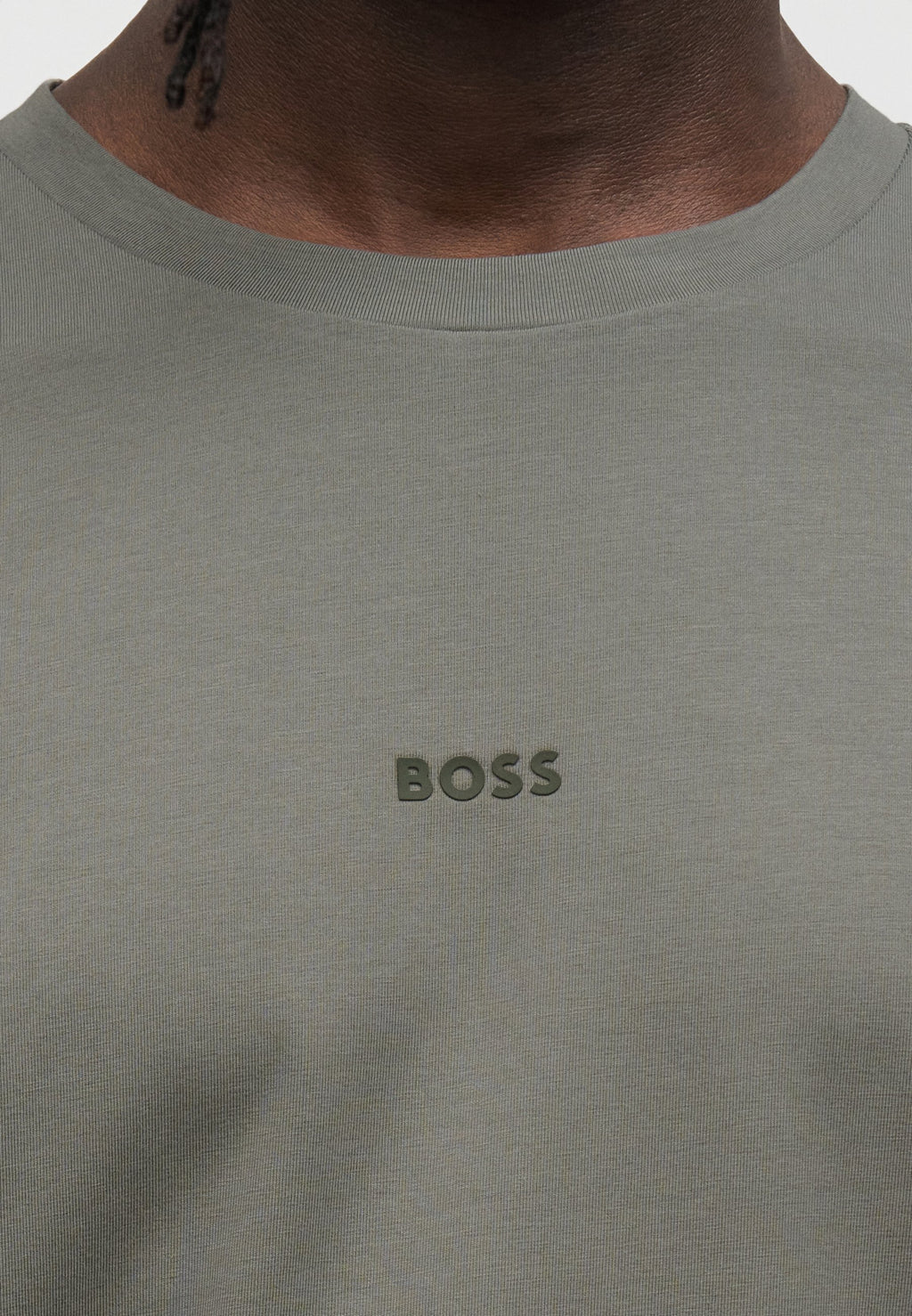 TCHUP - Basic T-shirt - open grey