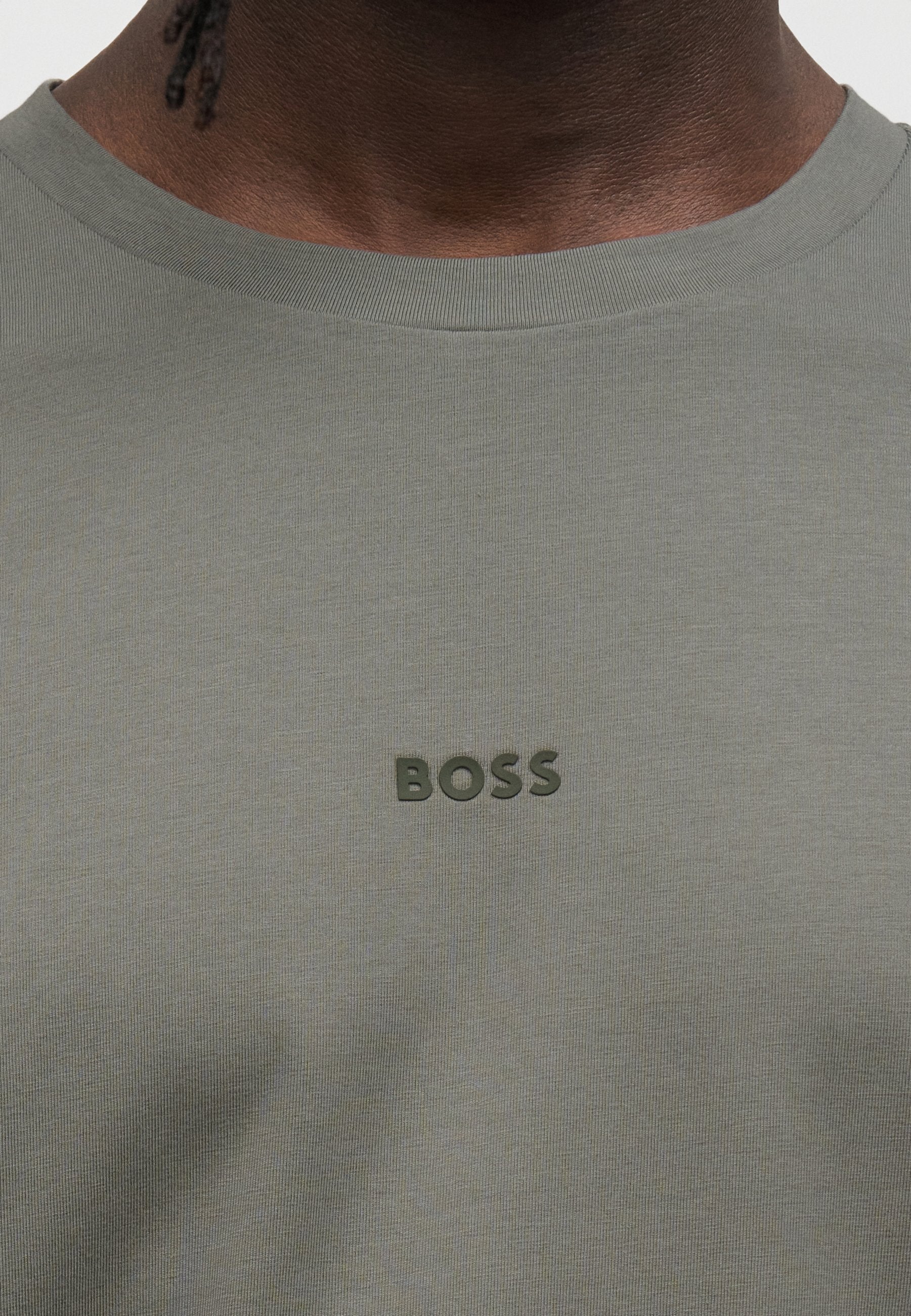 TCHUP - Basic T-shirt - open grey