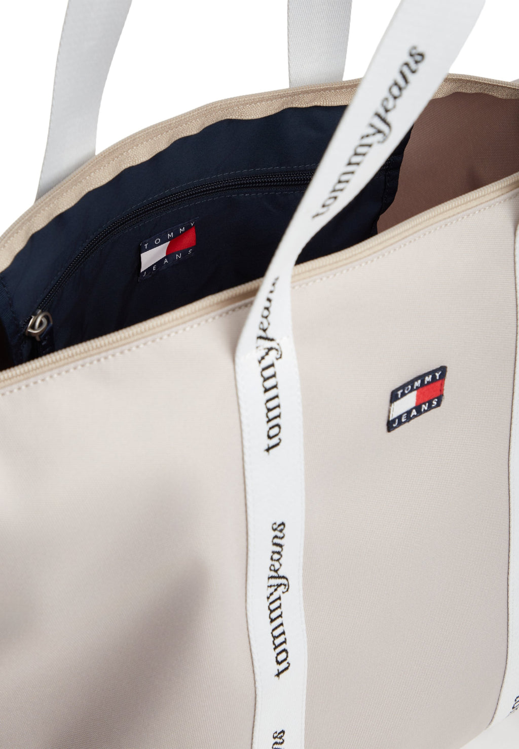 ESSENTIAL REPEAT LOGO TOTE BAG - Tote bag - stone