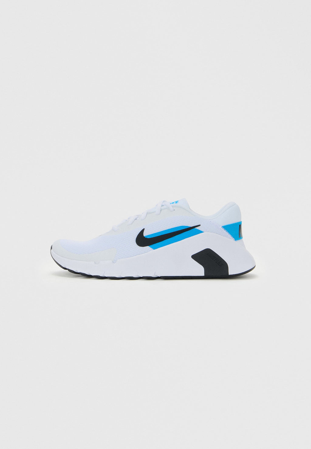 FLEX TRAIN - Training shoe - white/black/blue hero