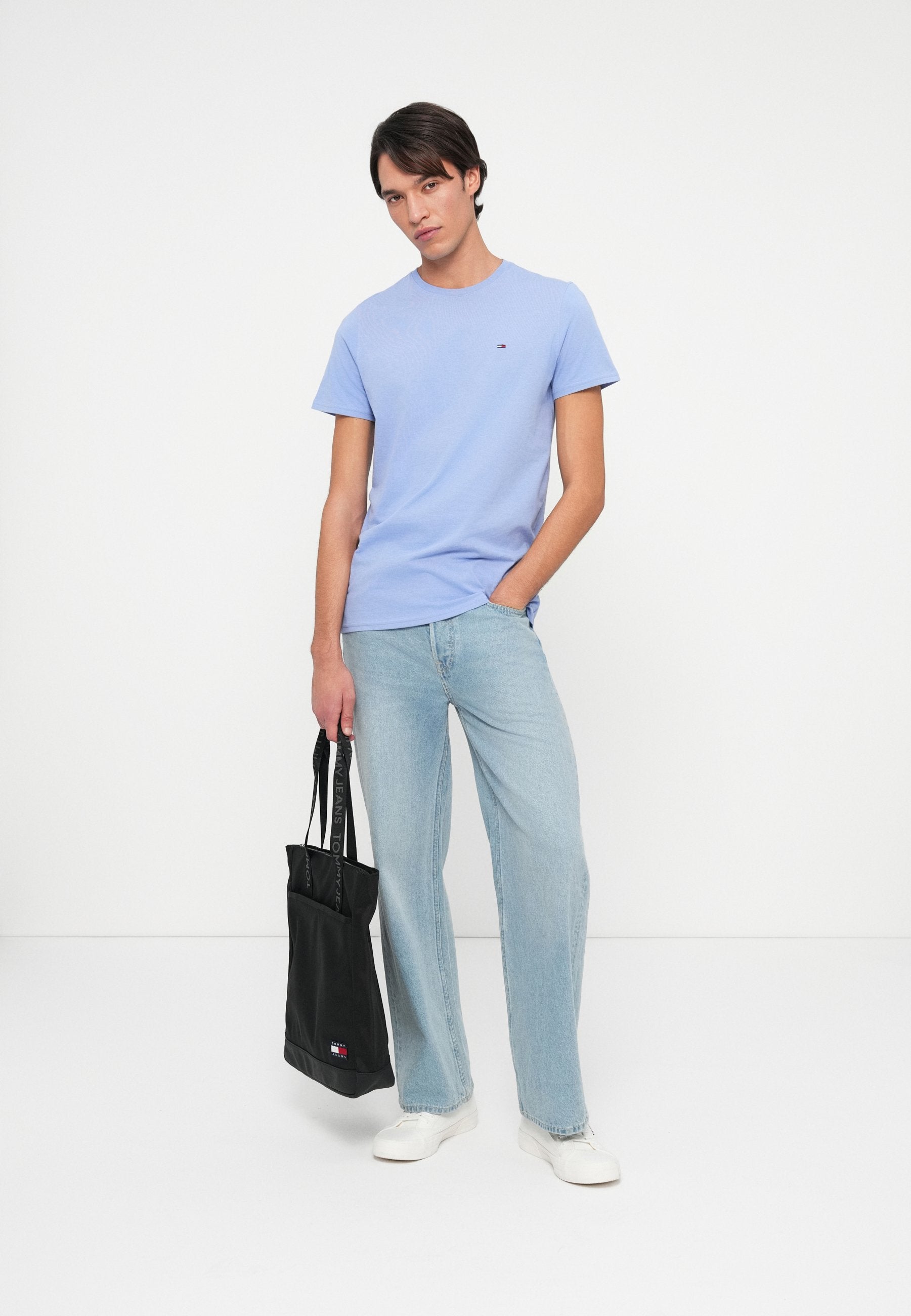FLAG EXTRA SLIM UNISEX - Basic T-shirt - nordic iris