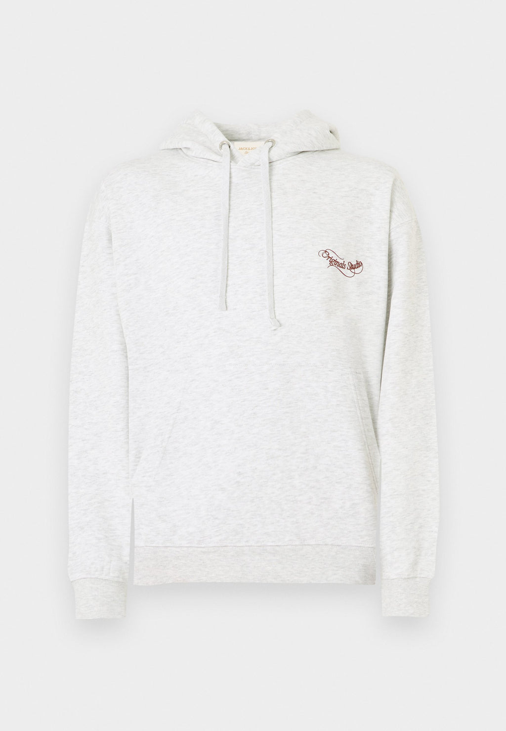JORNIAGARA TYPO HOOD - Sweatshirt - bright white