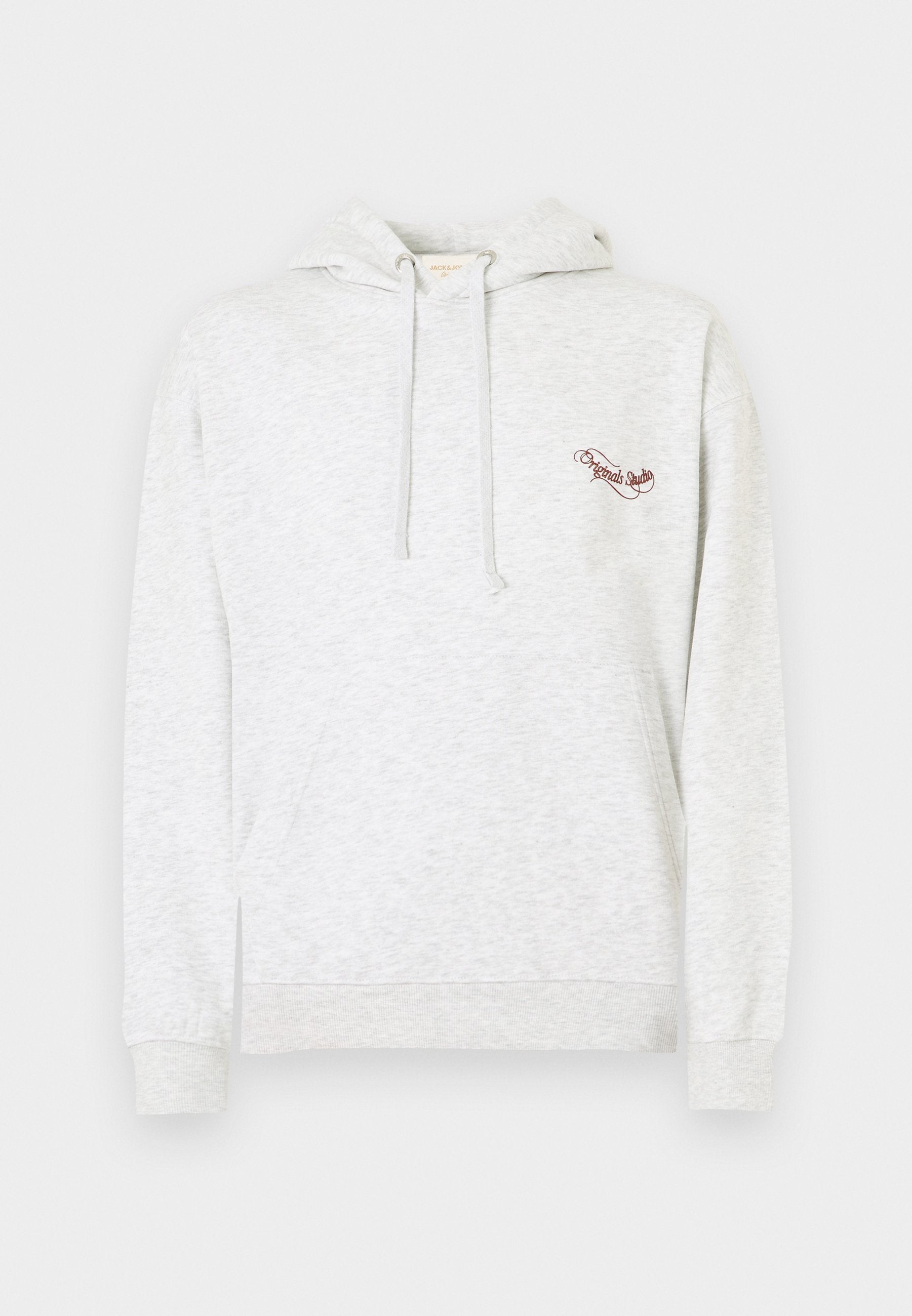 JORNIAGARA TYPO HOOD - Sweatshirt - bright white