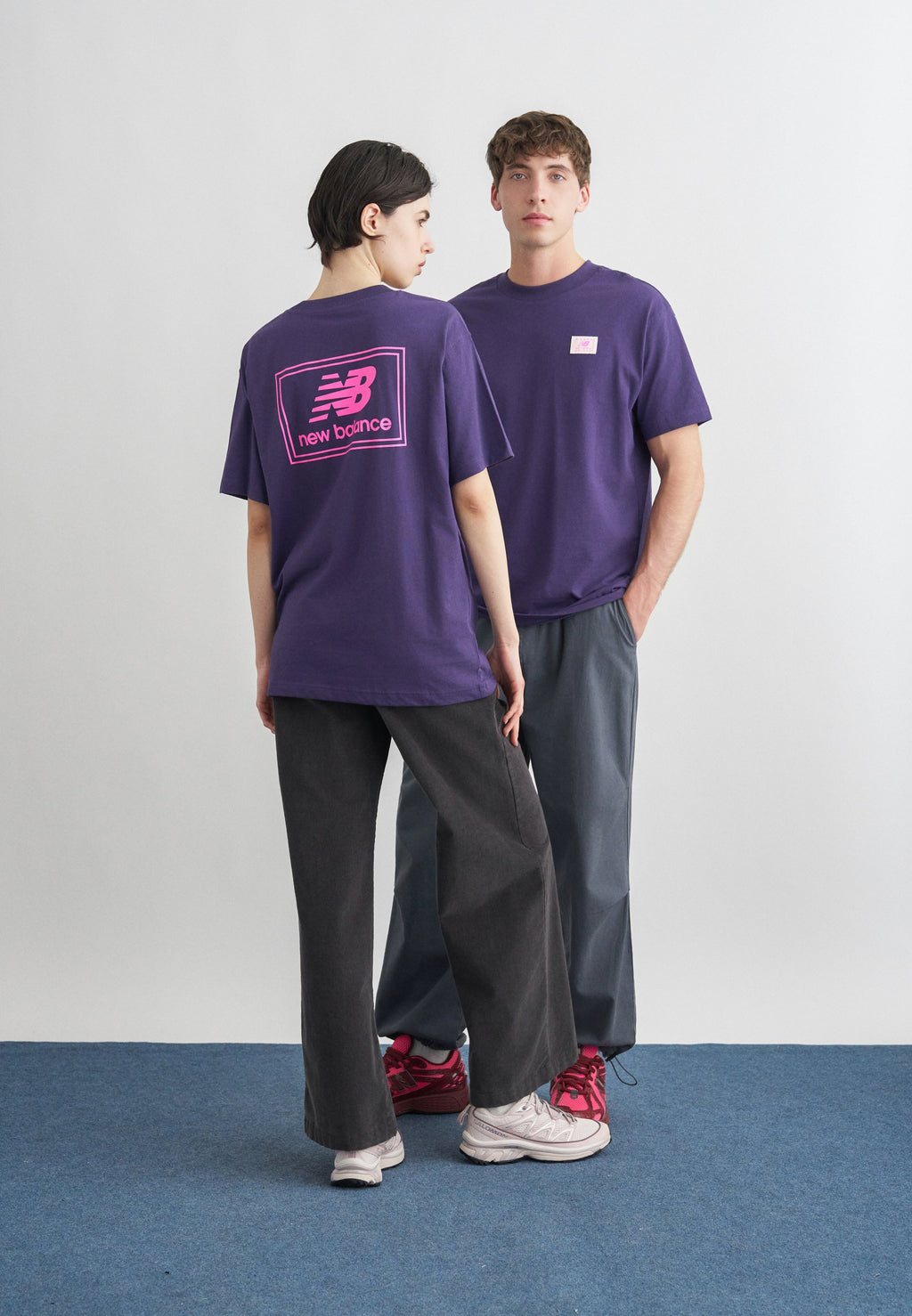 UNISEX - Print T-shirt - boysenberry