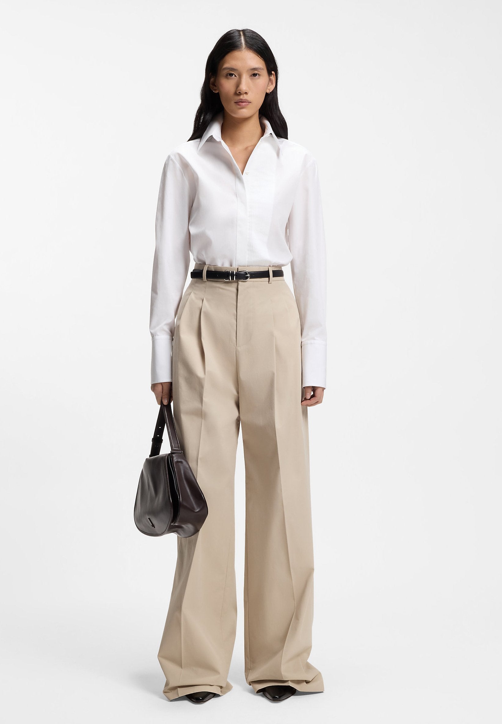 BLUETTA_FS_C - Button-down blouse - white