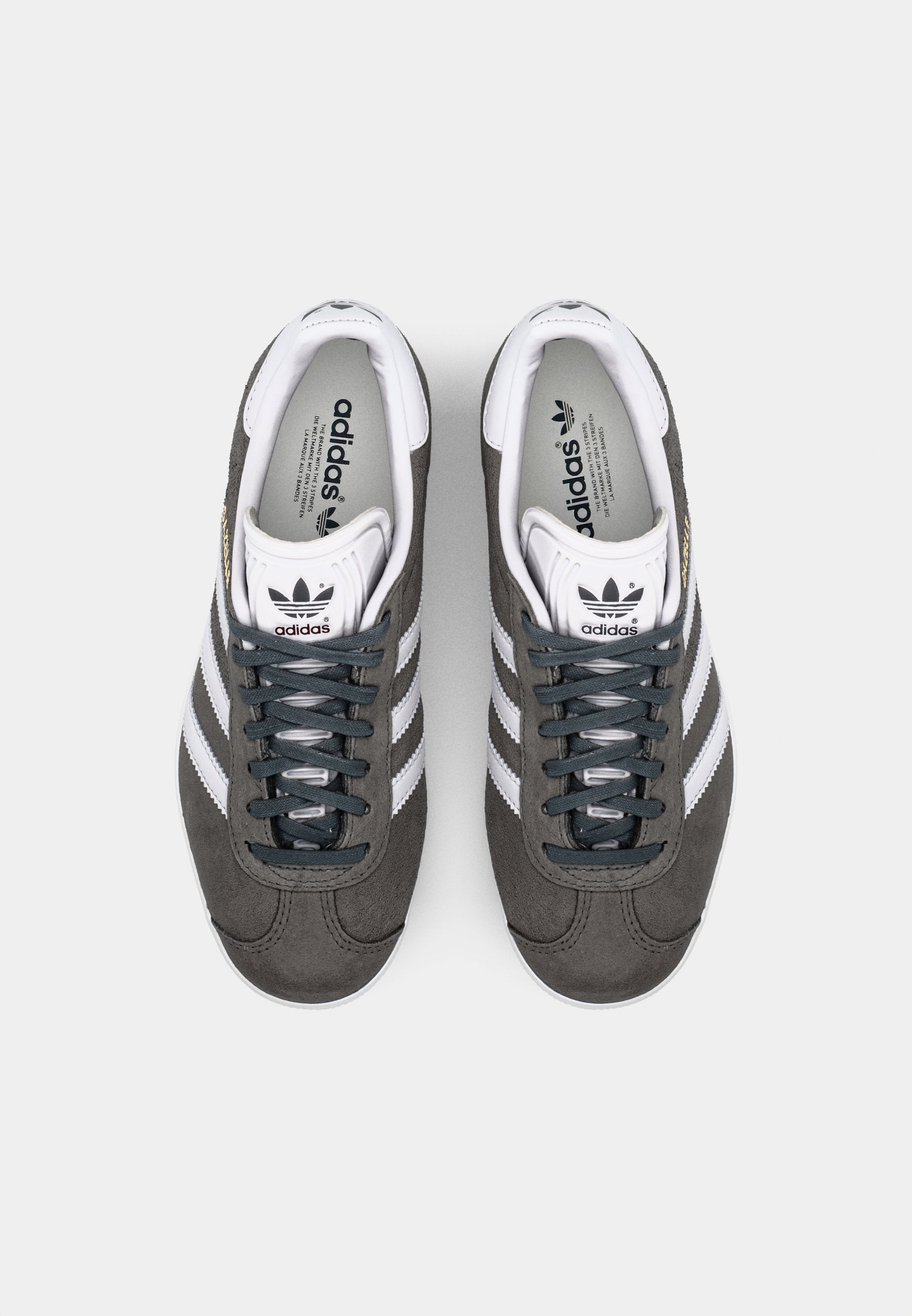 GAZELLE UNISEX - Trainers - dgh solid grey/white/gold-coloured metallic