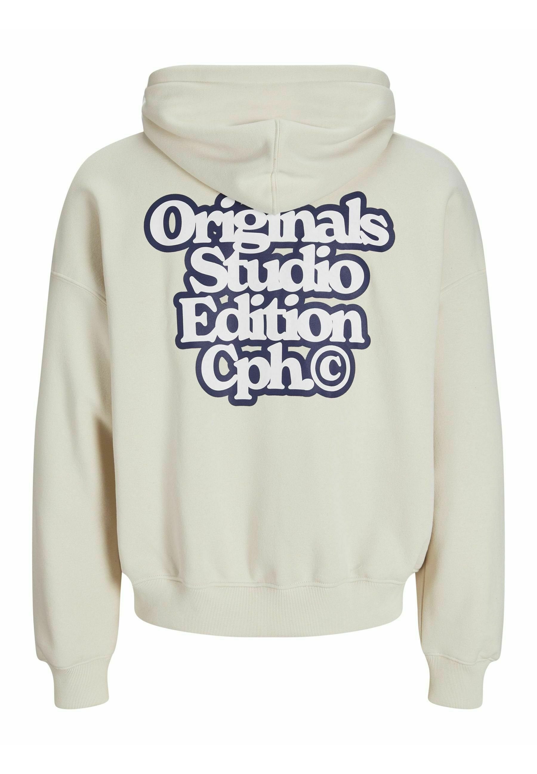 Printed - Hoodie - antique white