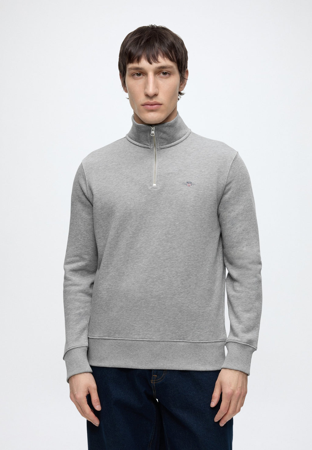 REG SHIELD HALF ZIP  - Sweatshirt - grey melange