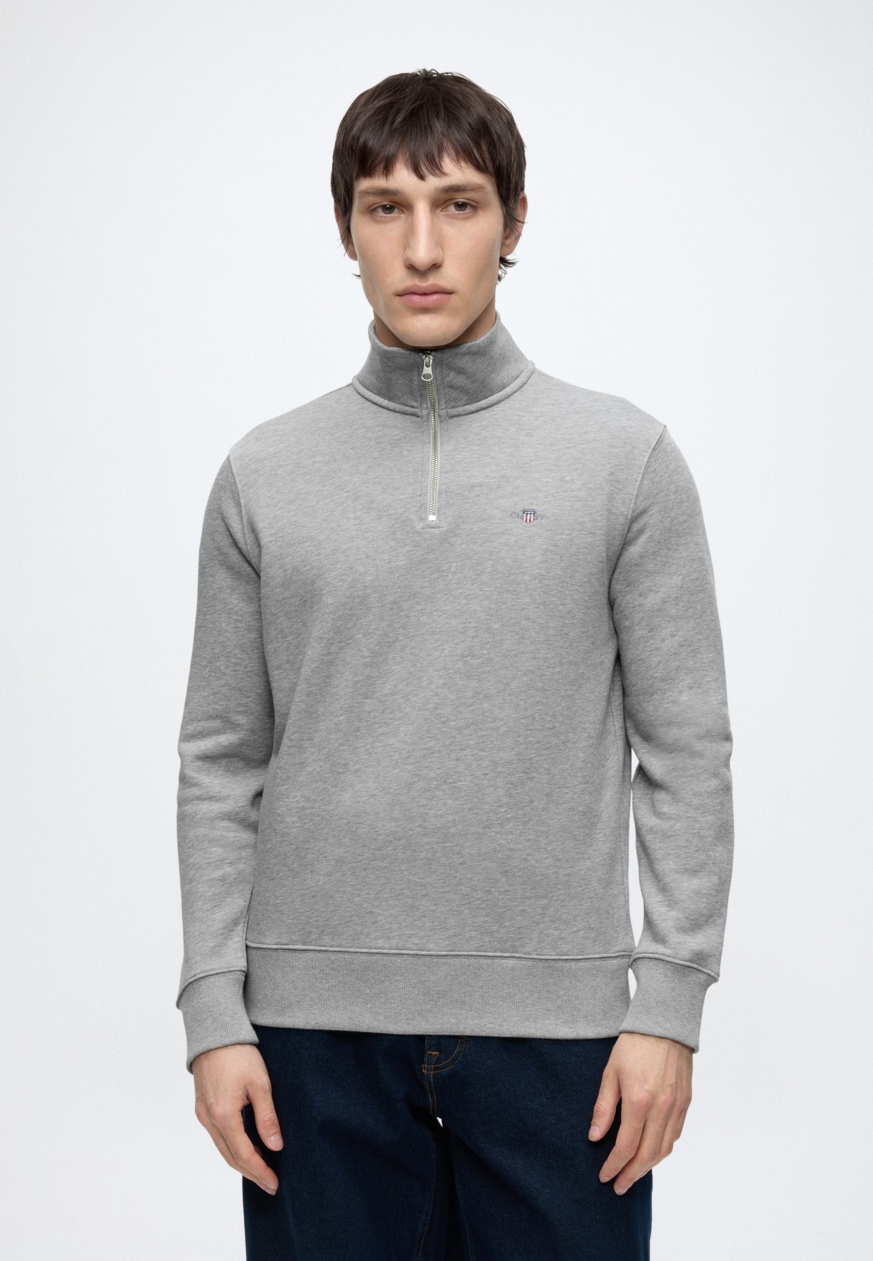 REG SHIELD HALF ZIP  - Sweatshirt - grey melange