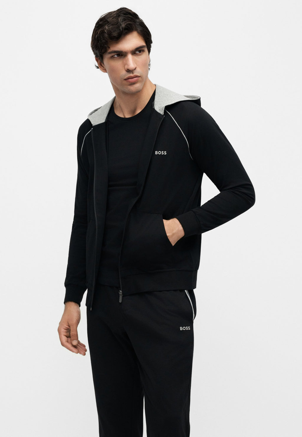 MIX MATCH PANTS - Pyjama bottoms - black