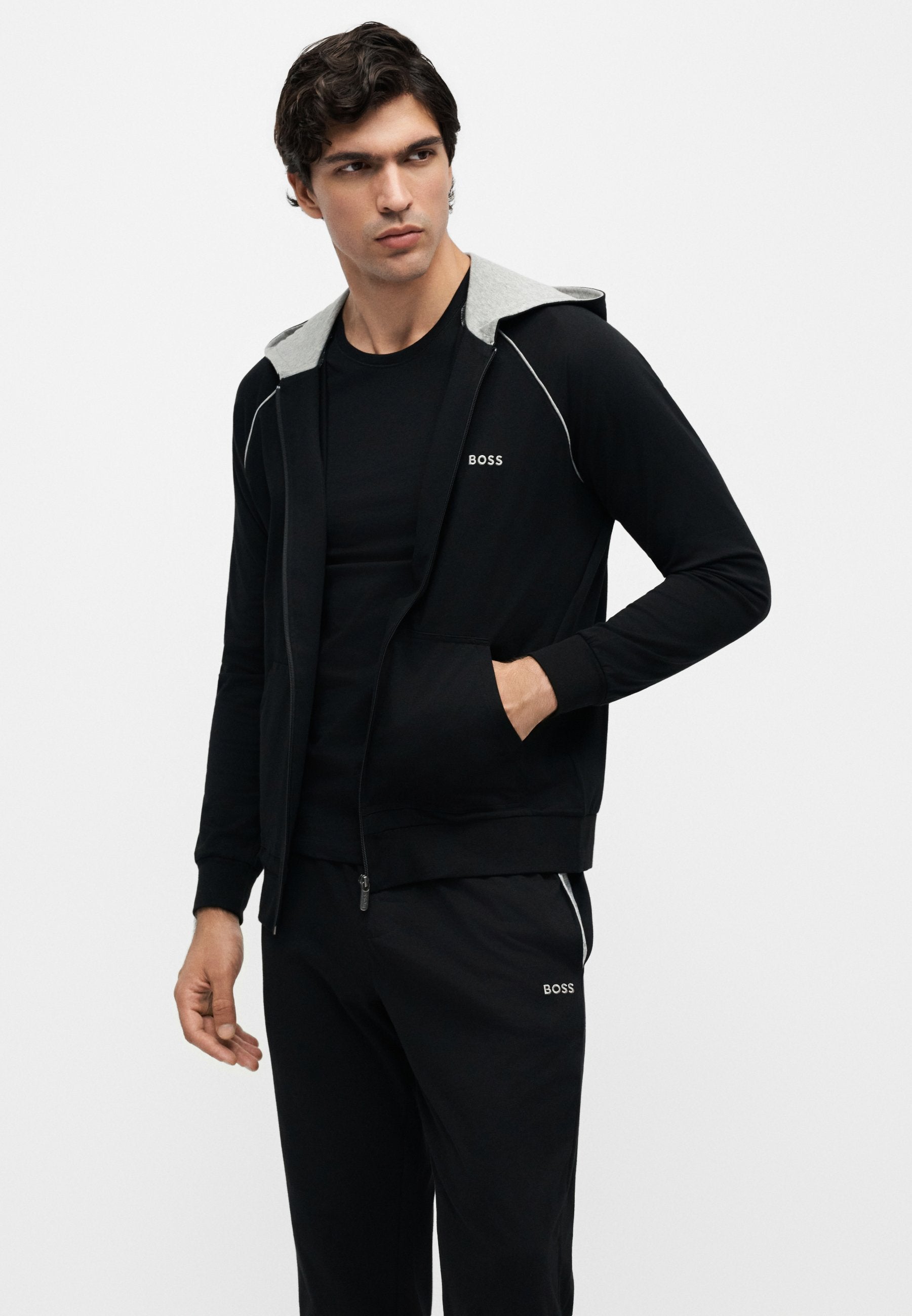 MIX MATCH PANTS - Pyjama bottoms - black