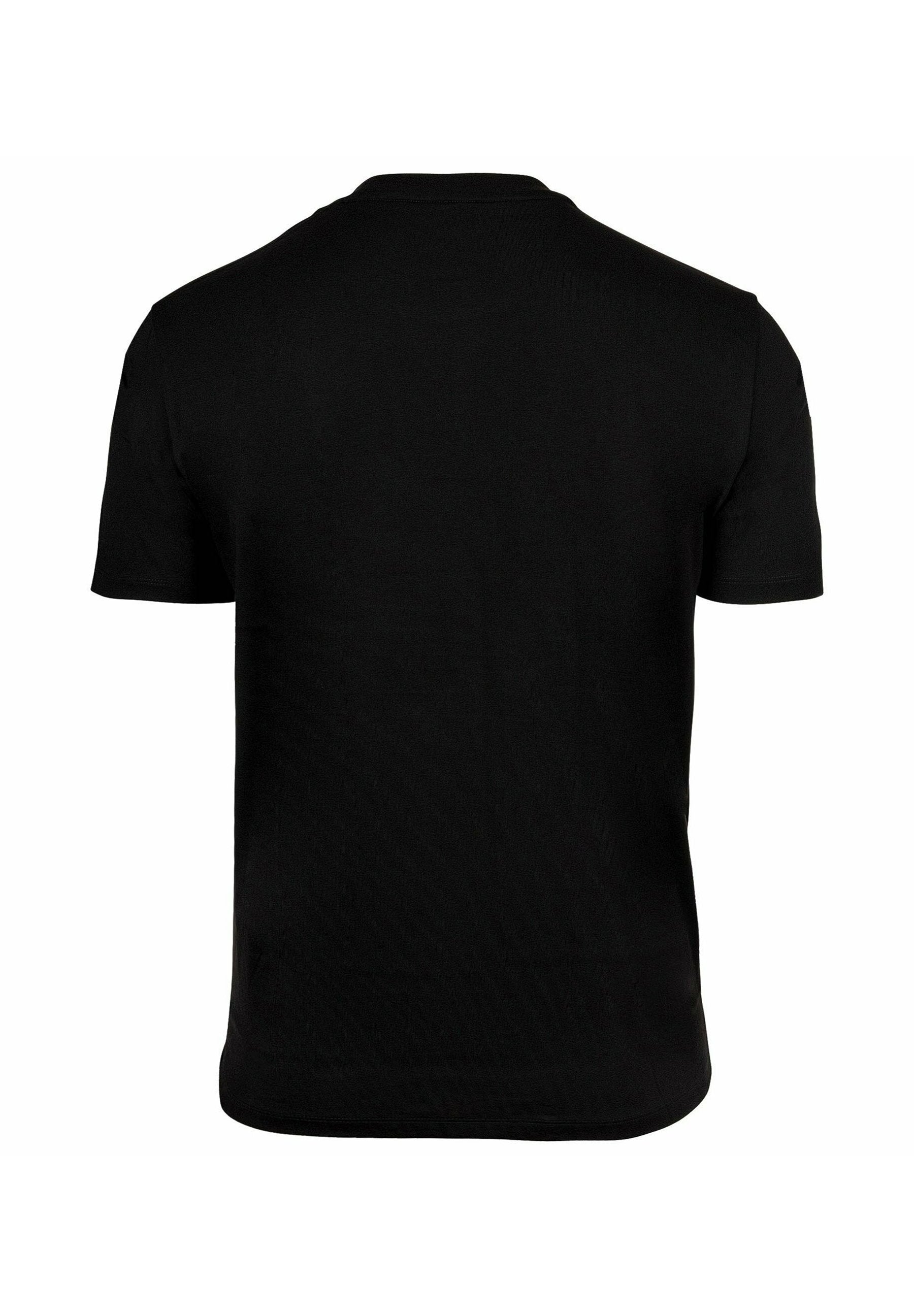 REGULAR - Print T-shirt - schwarz/weiß