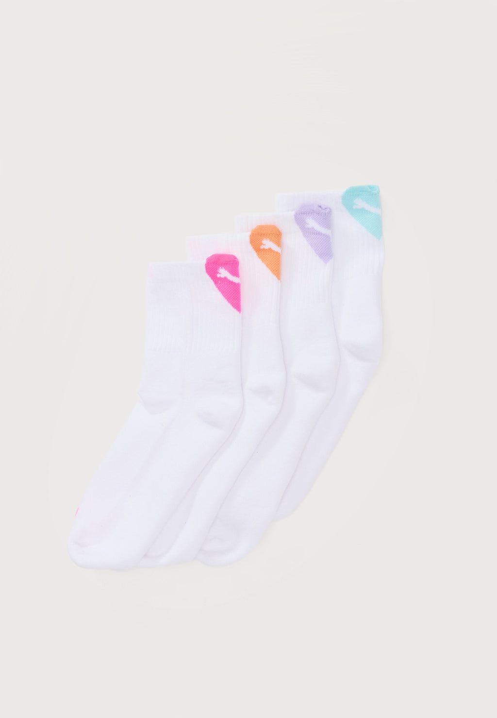 HEART LOGO SHORT CREW 4 PACK  - Socks - pink/orange/purple/mint