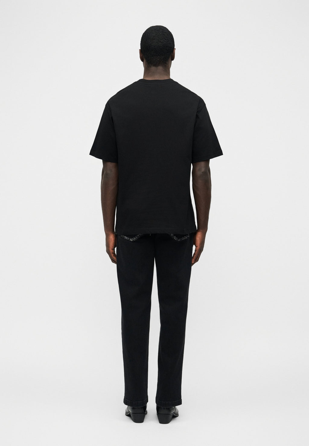 Print T-shirt - black