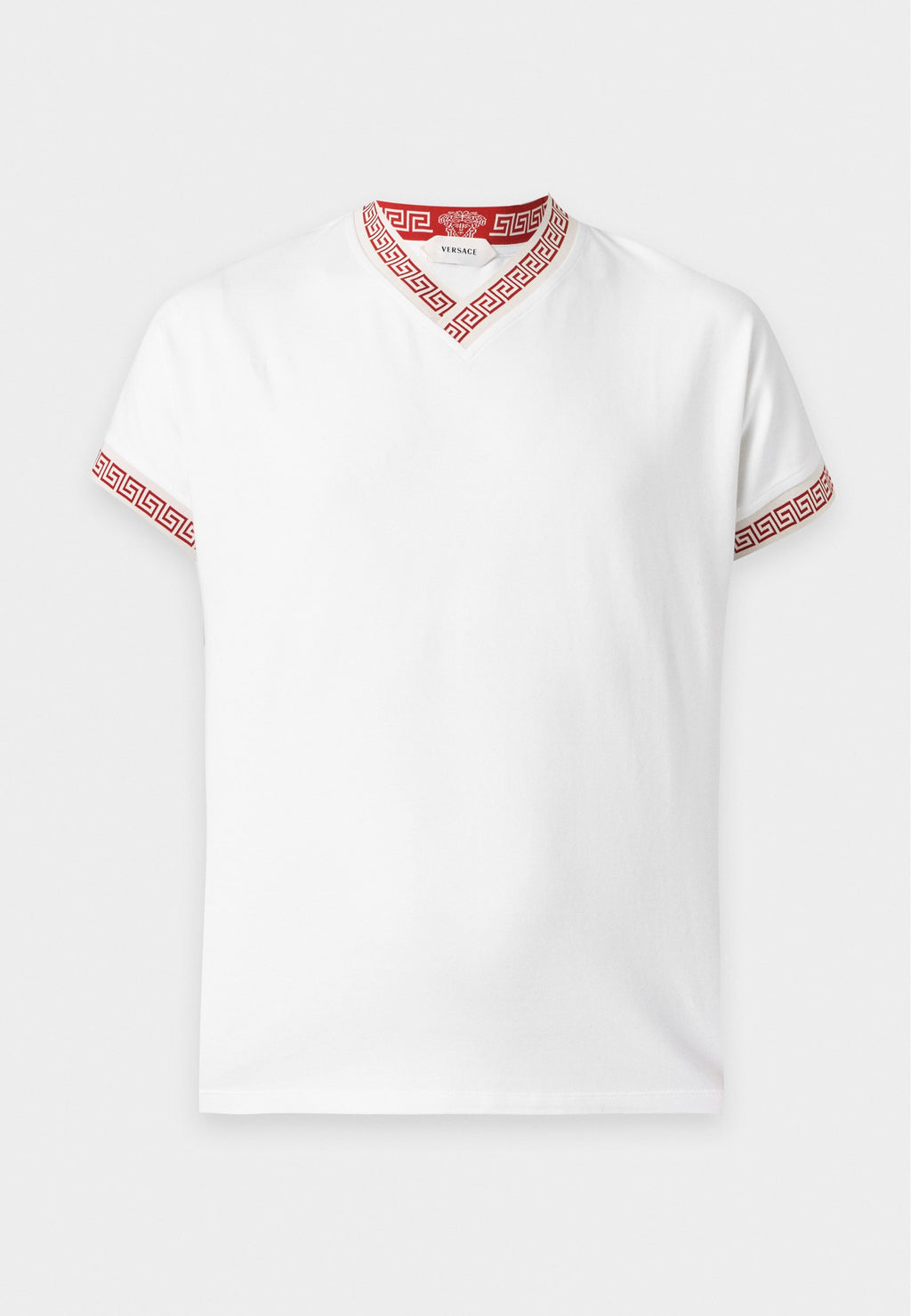 MEDUSA AND GRECA DETAILS - Basic T-shirt - optical white
