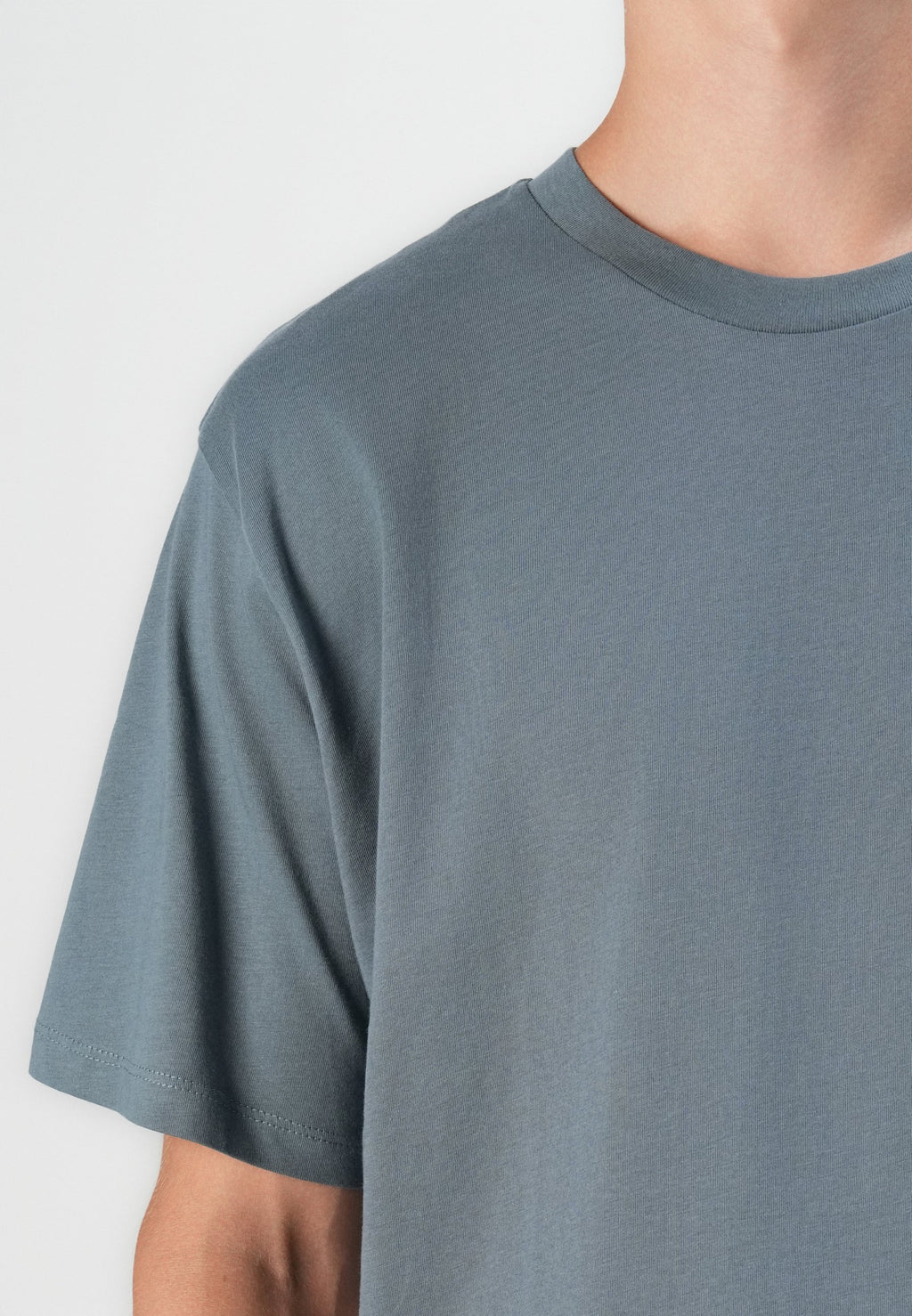 JJHUGO LOOSE TEE CREW NECK 3 PACK - Basic T-shirt - moonbeam/stormy weather/white