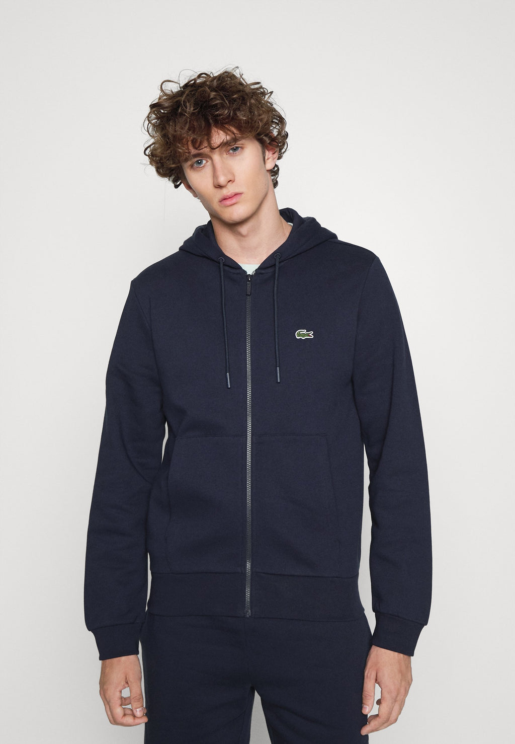 Zip-up sweatshirt - marine