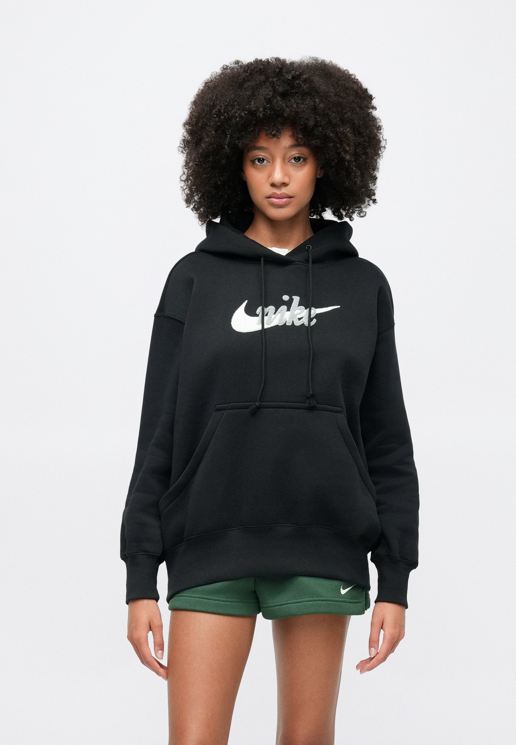 LOGO - Hoodie - black/summit white