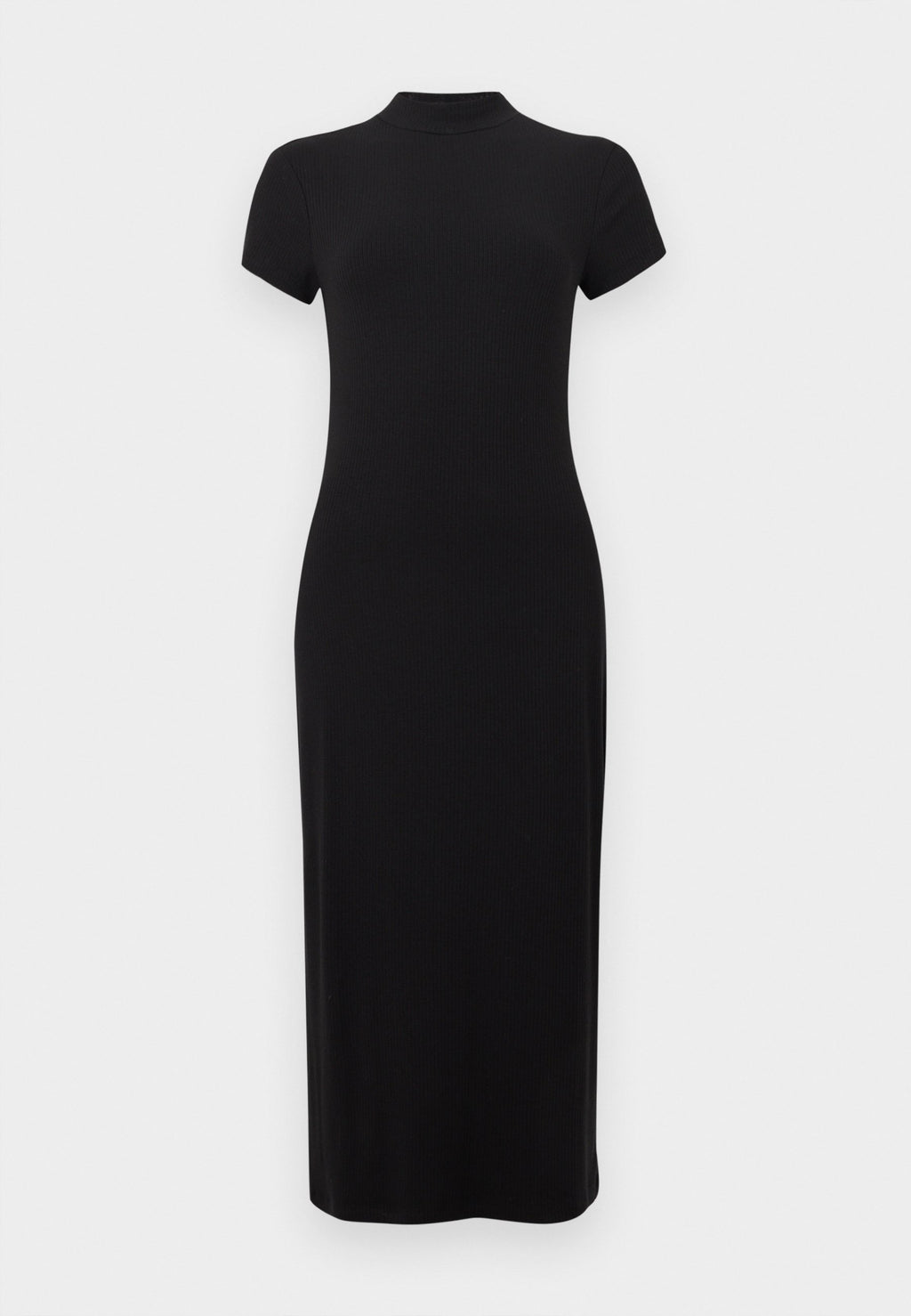 SLIM MOCK - Jersey dress - black