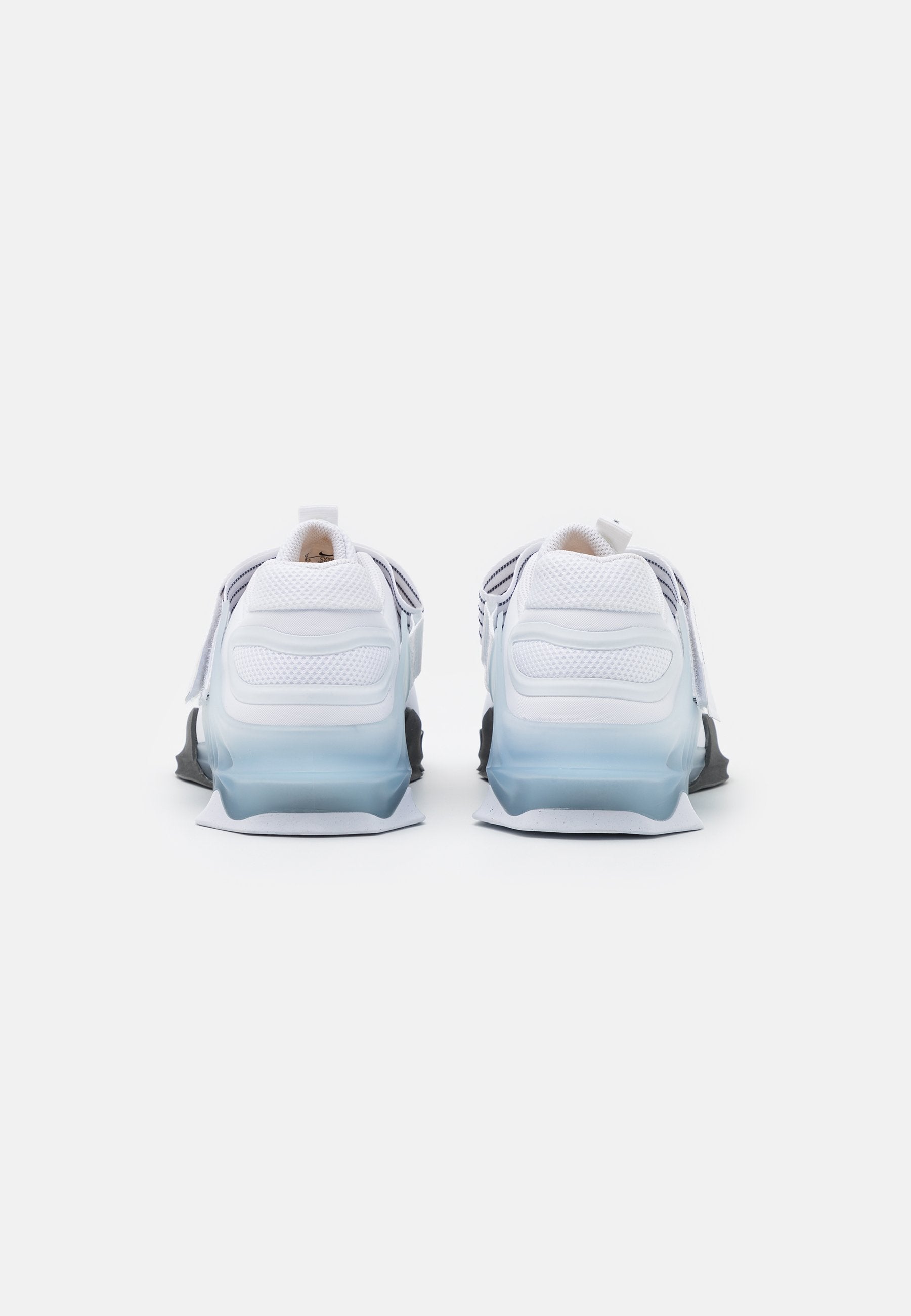 SAVALEOS - Training shoe - white/black/iron grey/laser orange