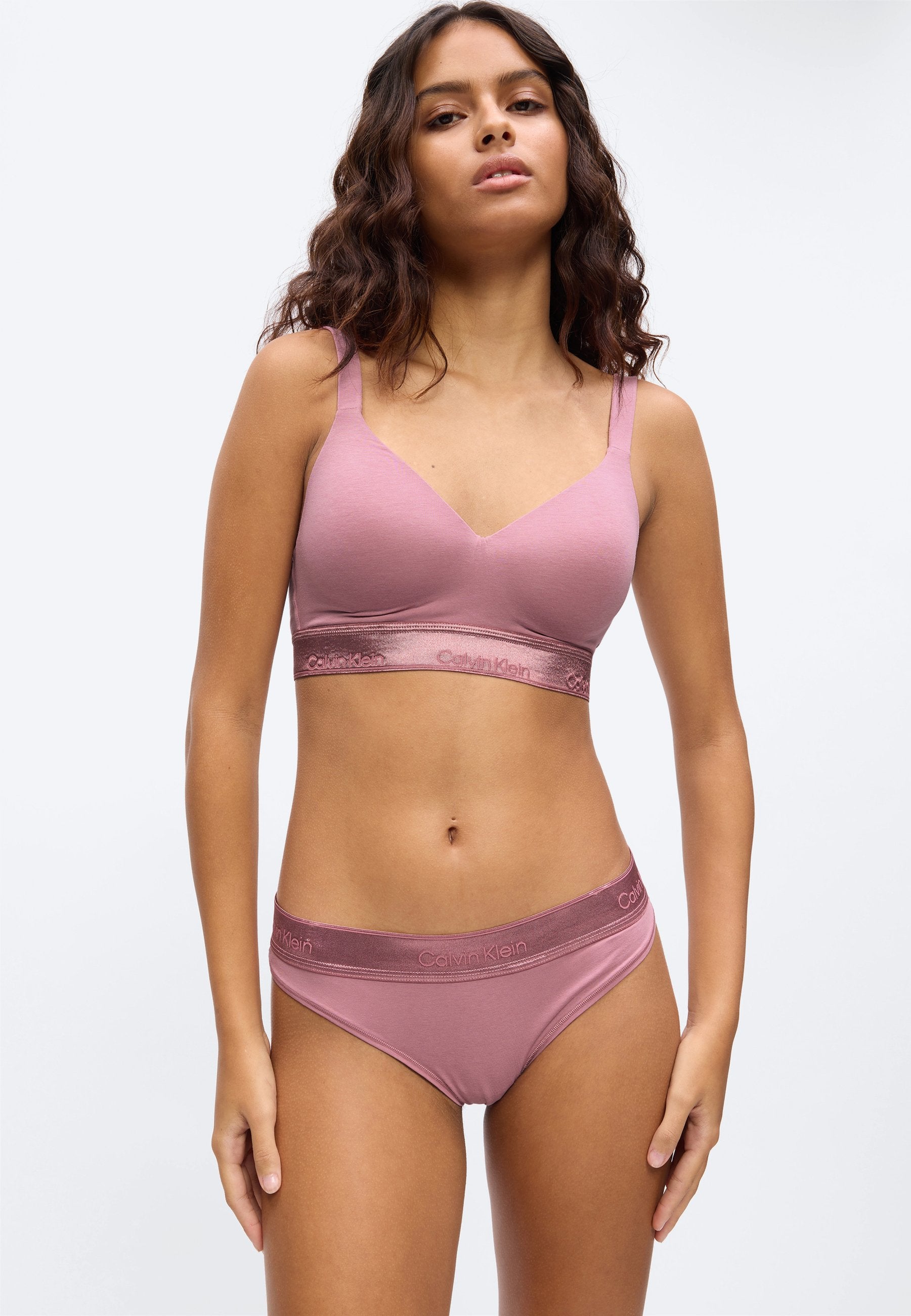 THONG ICON COTTON MODAL - Tanga - açık eflatun