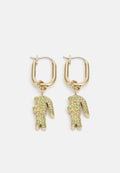 CROCODILE - Earrings - gold-coloured