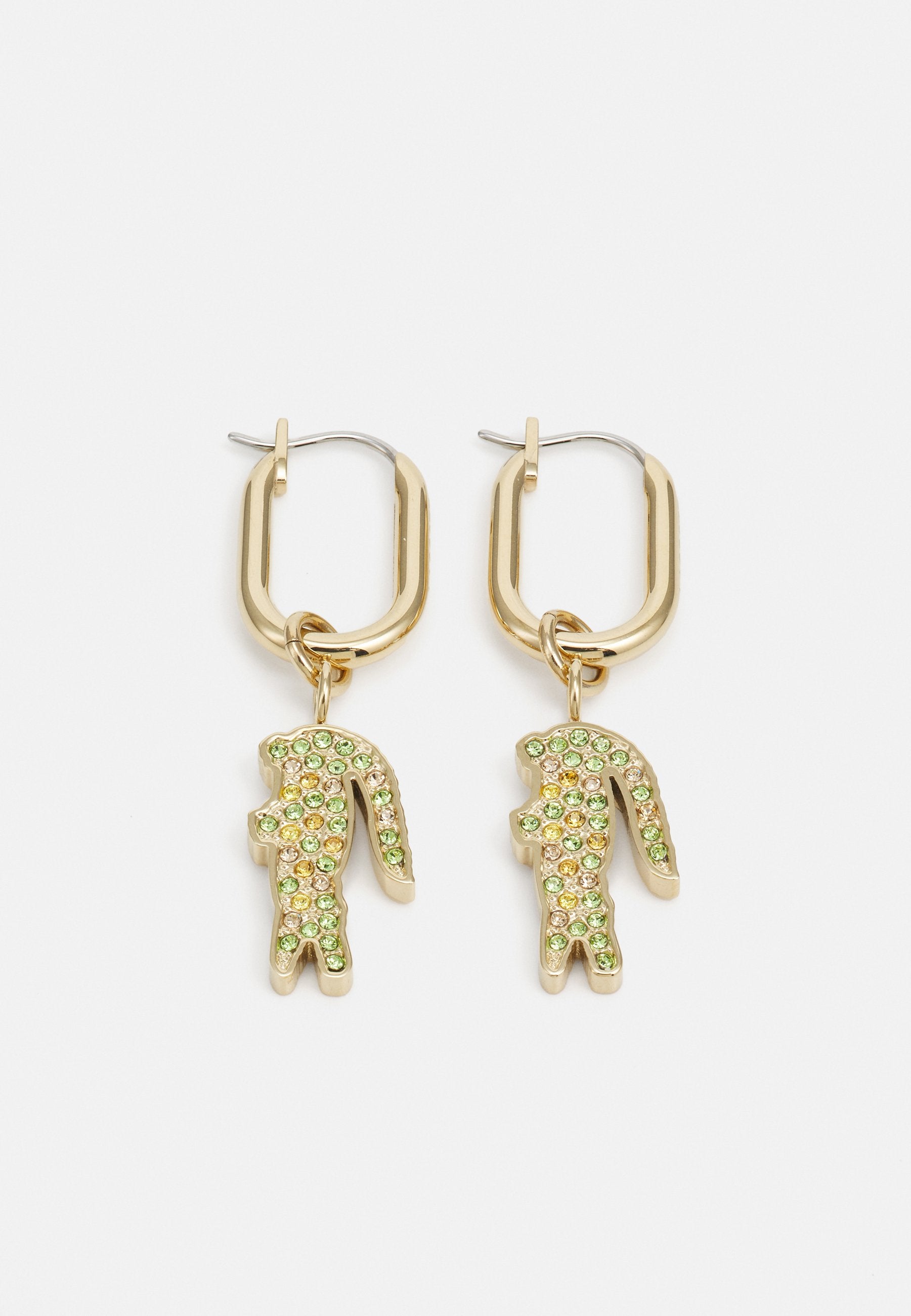 CROCODILE - Earrings - gold-coloured