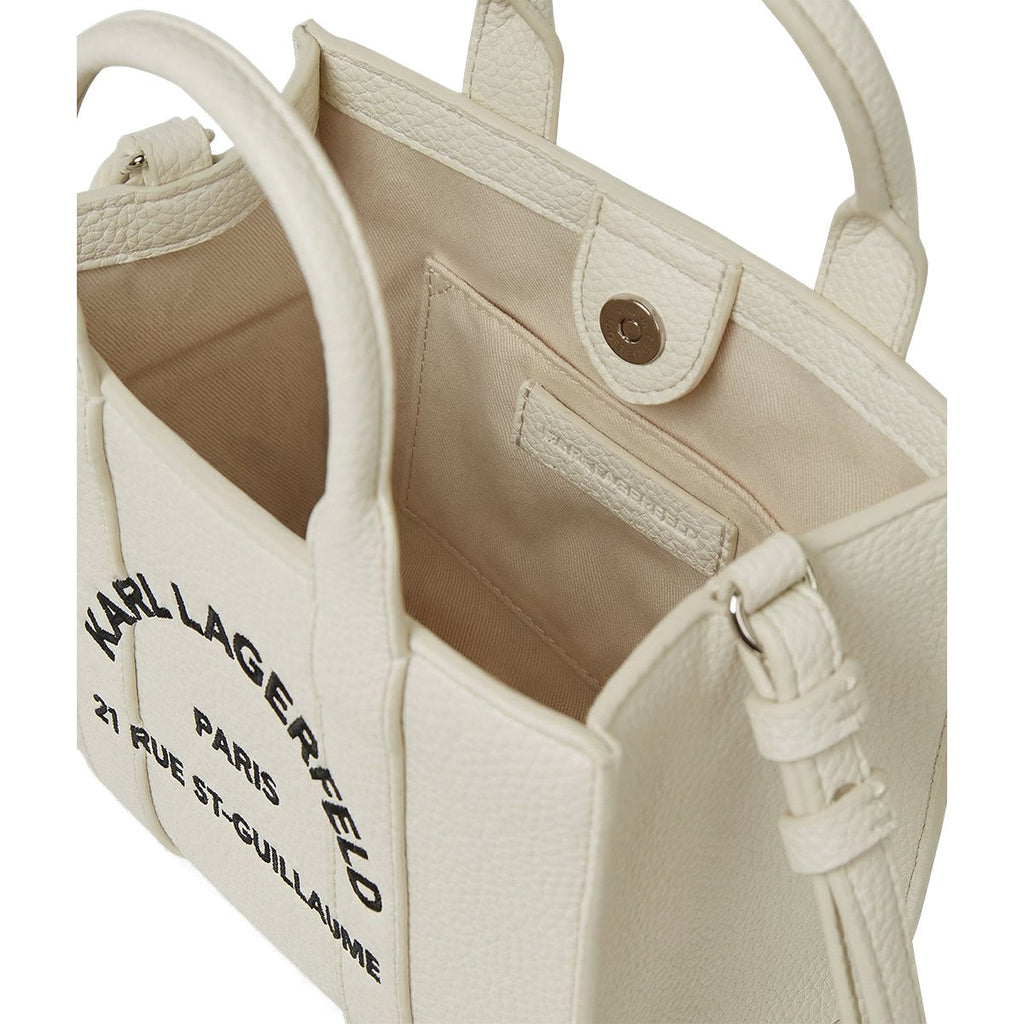SQUARE - Handbag - off white