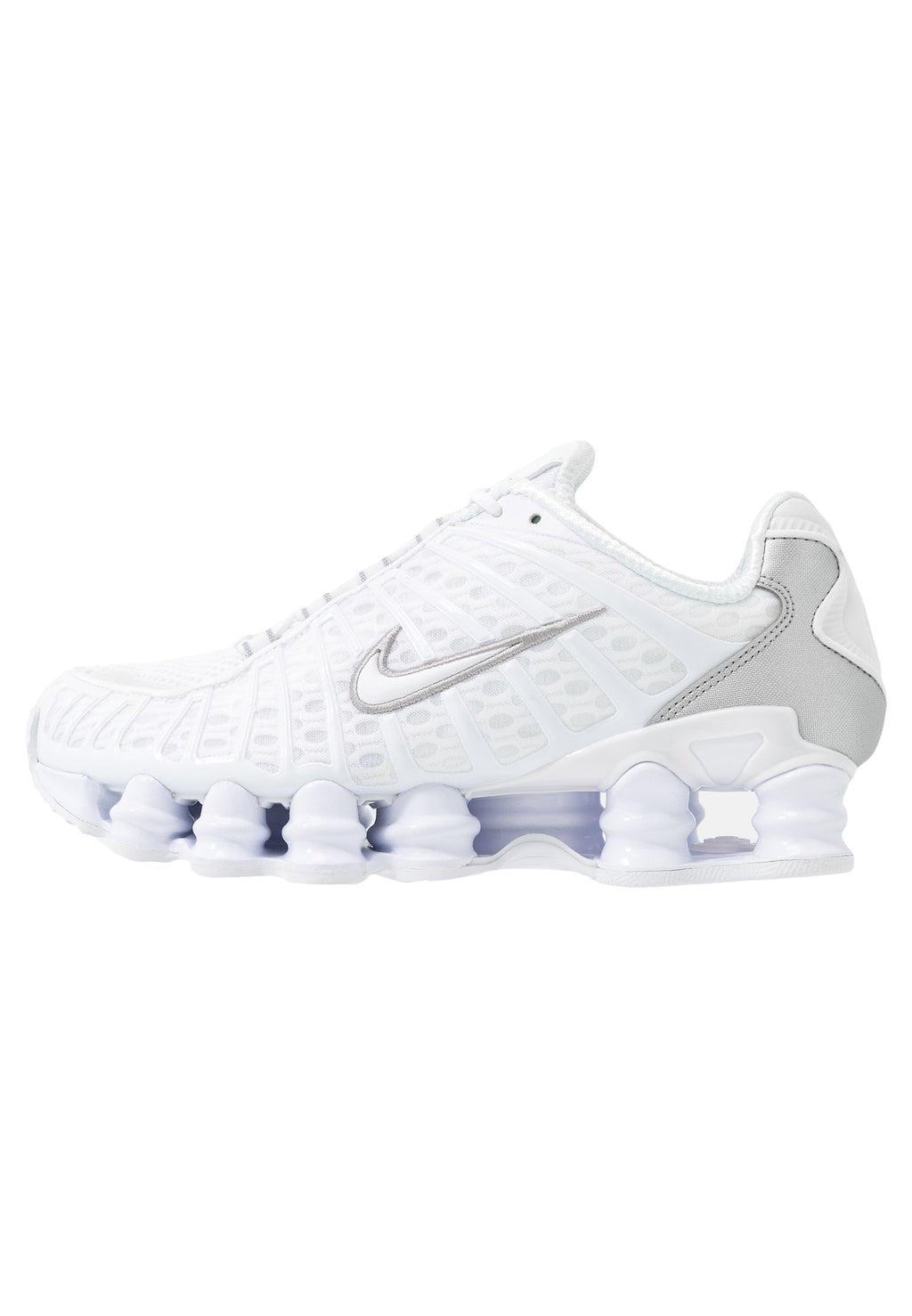 SHOX TL - Trainers - white/metallic silver/max orange