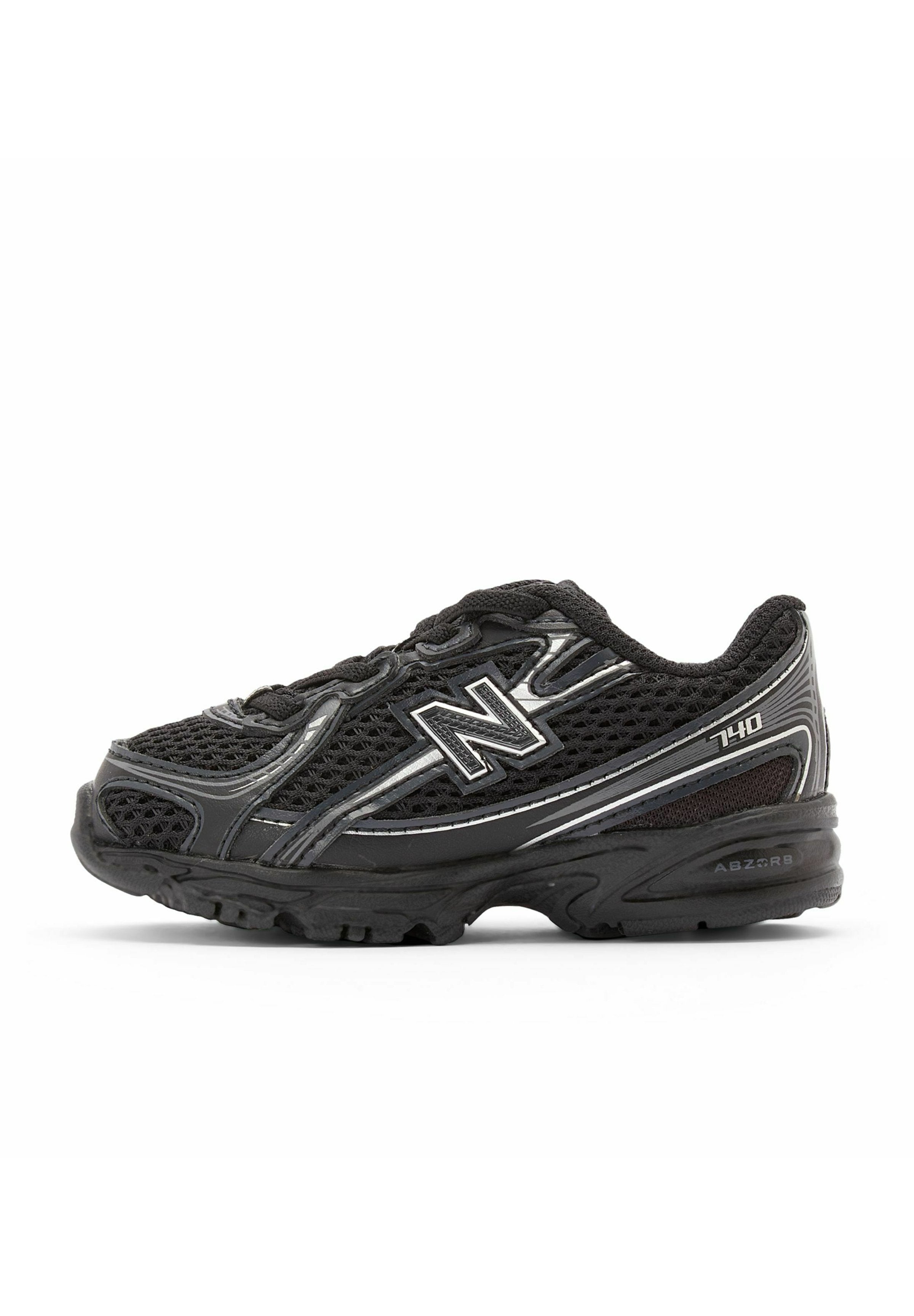 740 UNISEX - Baby shoes - black grey
