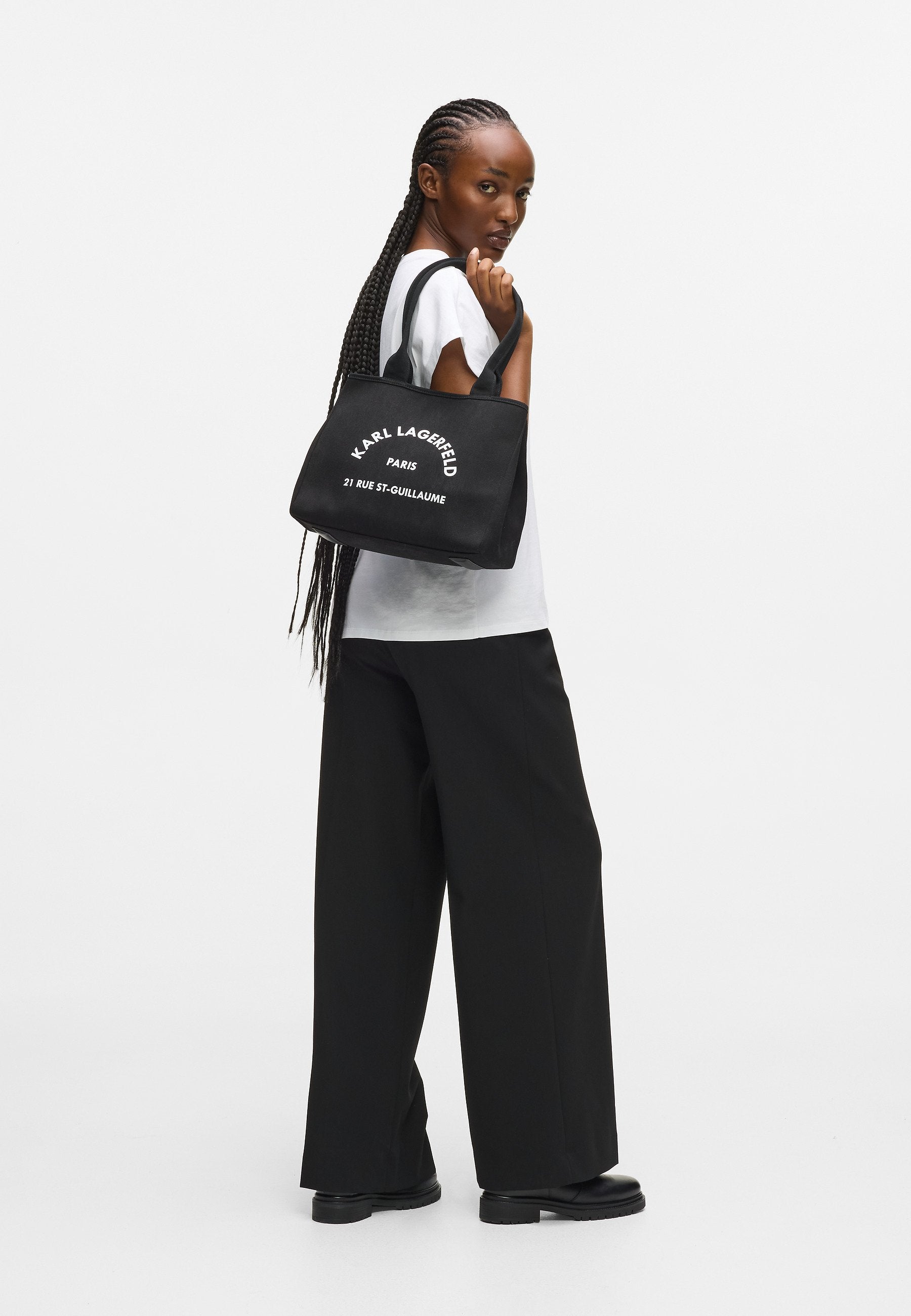 CONVERTIBLE TRAPEZE - Tote bag - black
