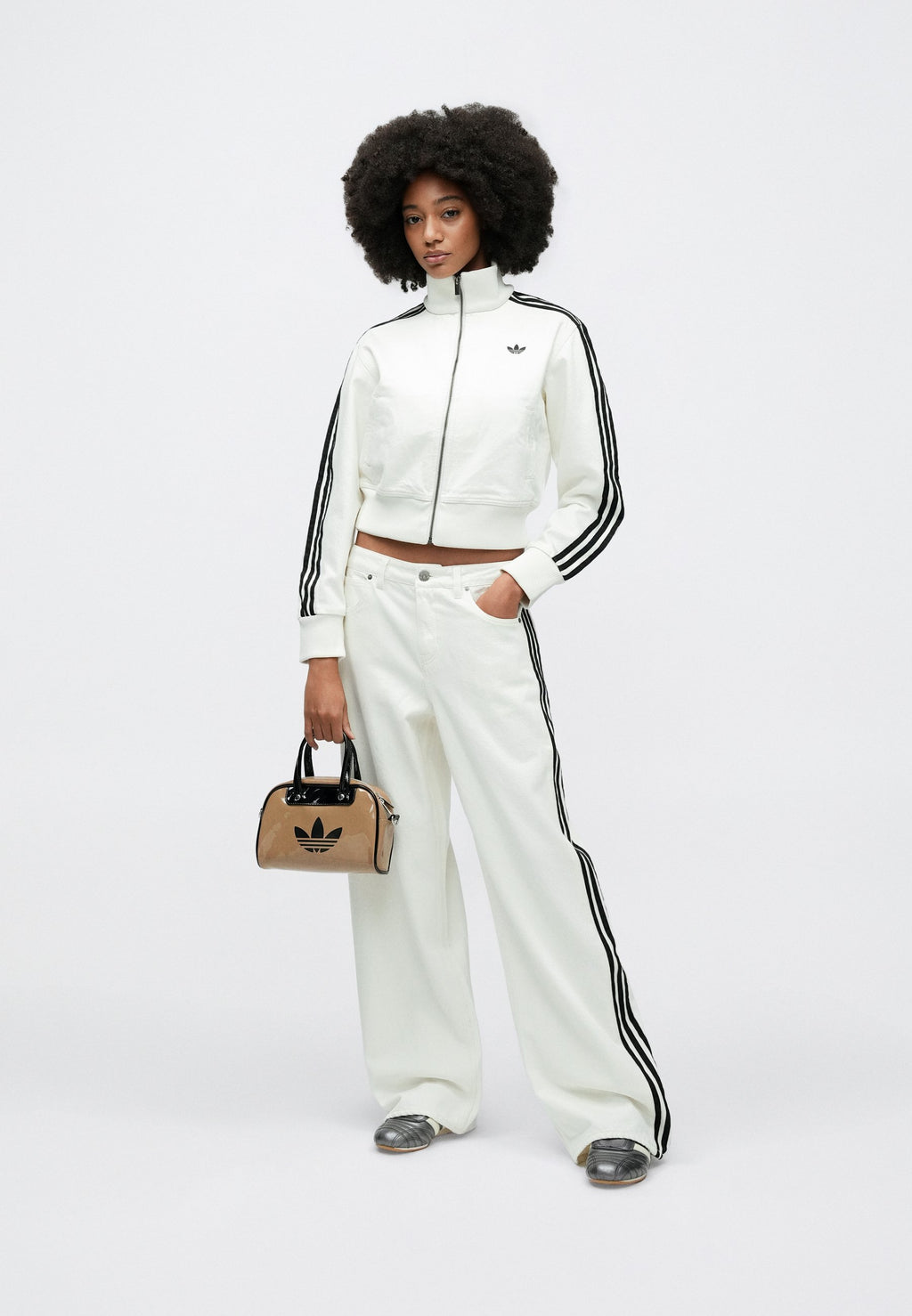 FIREBIRD JEANS - Wide Leg - cloud white