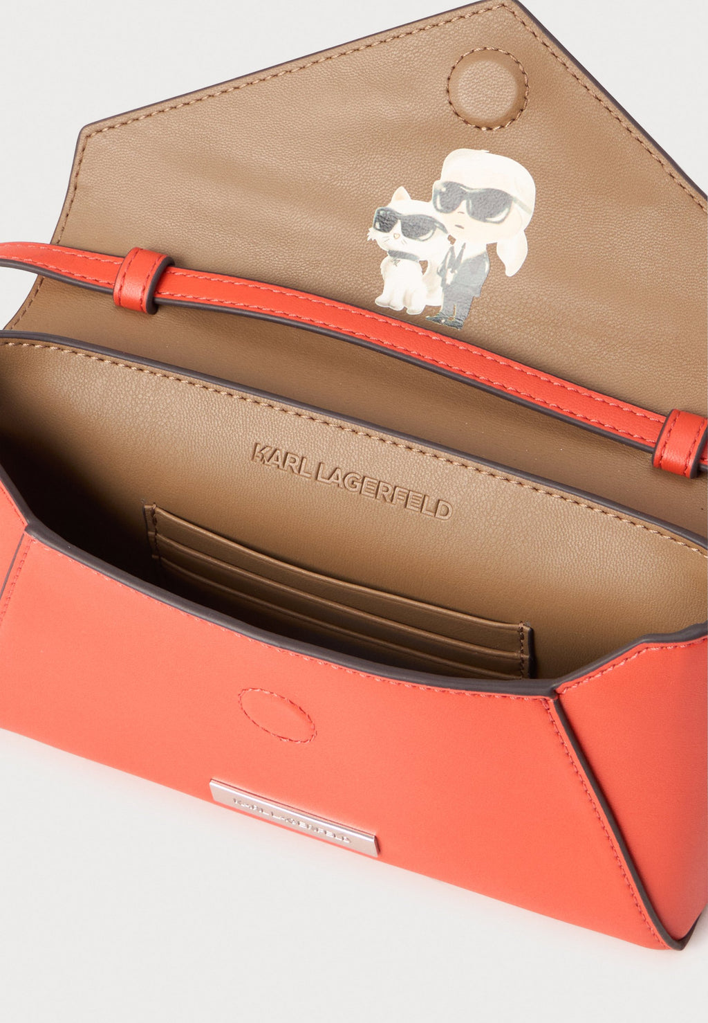 IKON SMOOTH CROSSBODY WALLET - Cross body bag - grapefruit