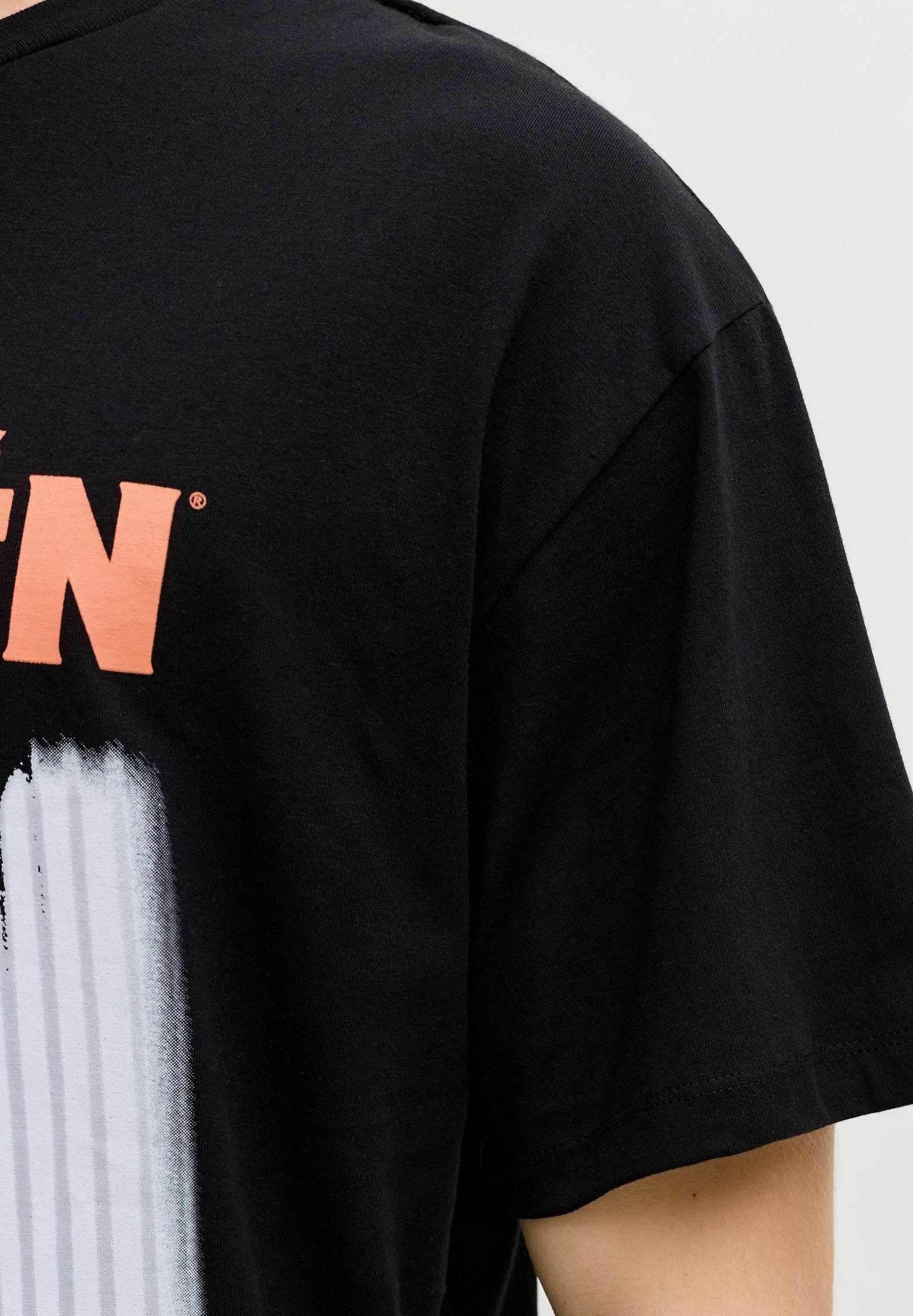 T- - Print T-shirt - black