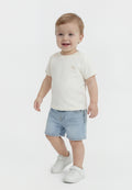 SMALL MONOGRAM 2 PACK UNISEX - Basic T-shirt - tofu/humus