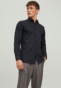 JPRBLAPARKER SHIRT L/S NOOS - Formal shirt - black