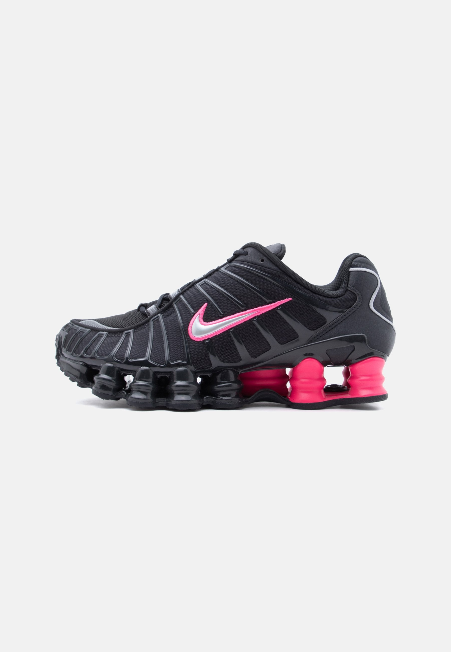 SHOX TL ICE - Spor Ayakkabı - off noir/metalik gümüş rengi/hyper pembe